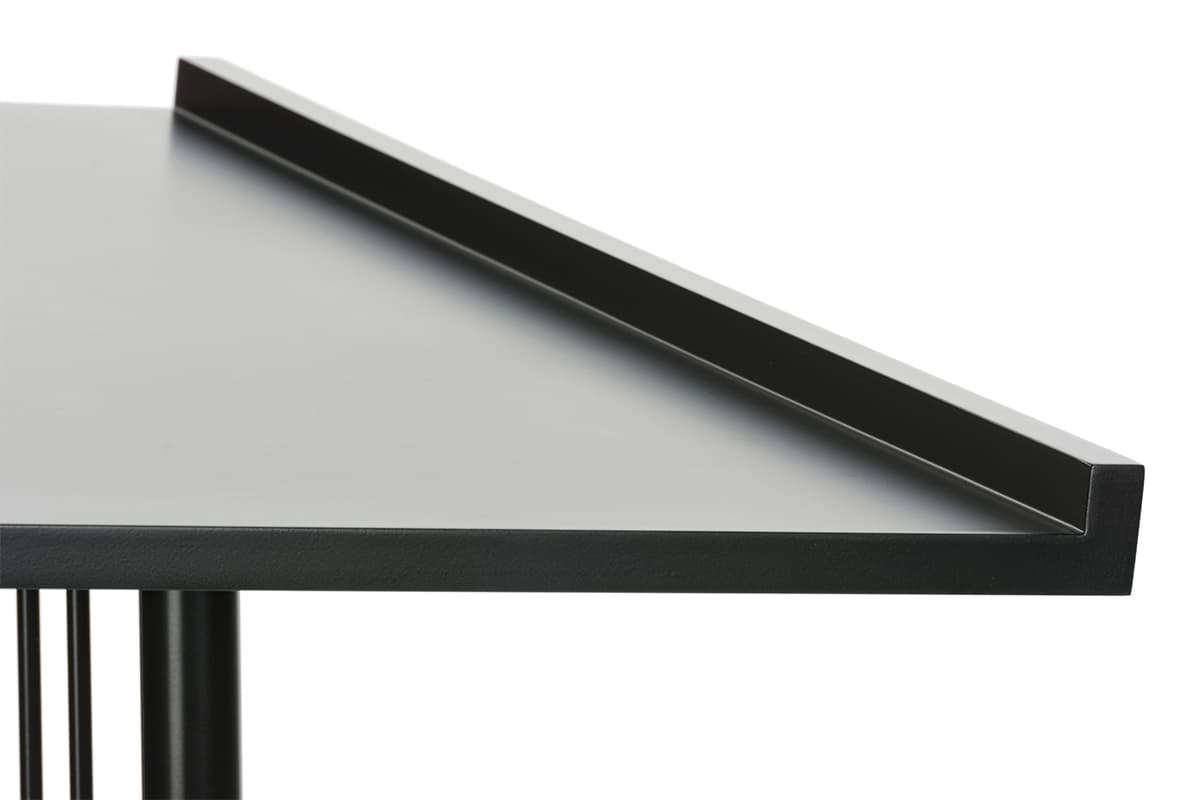 Black Cross Podium with Shaped Stand