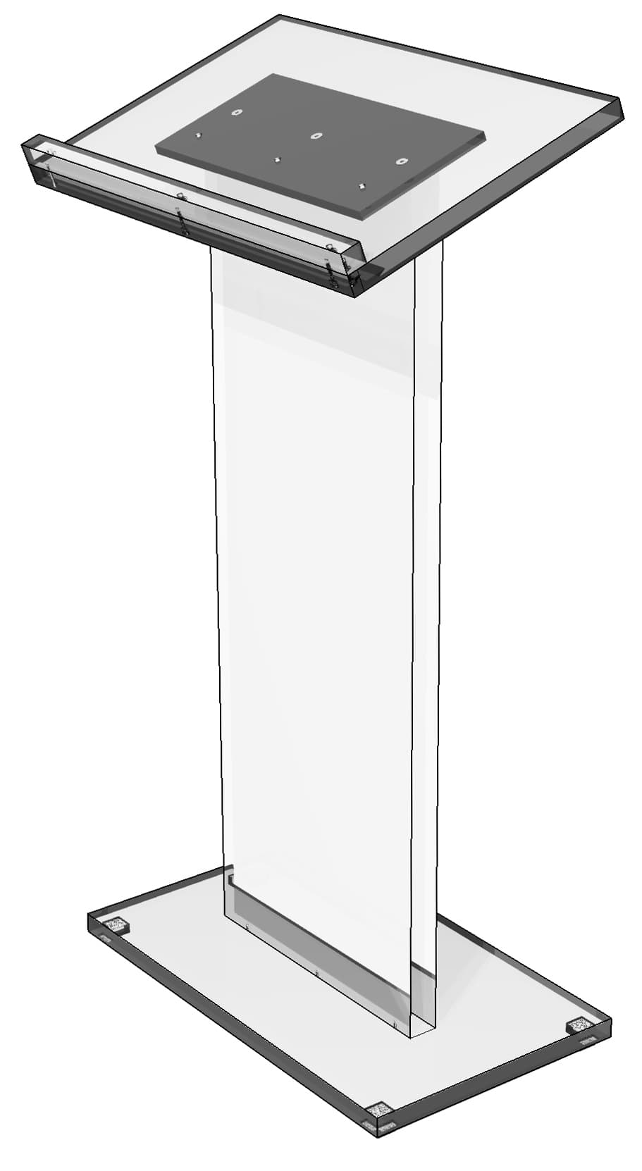 Acrylic Lectern Podium is Made in House