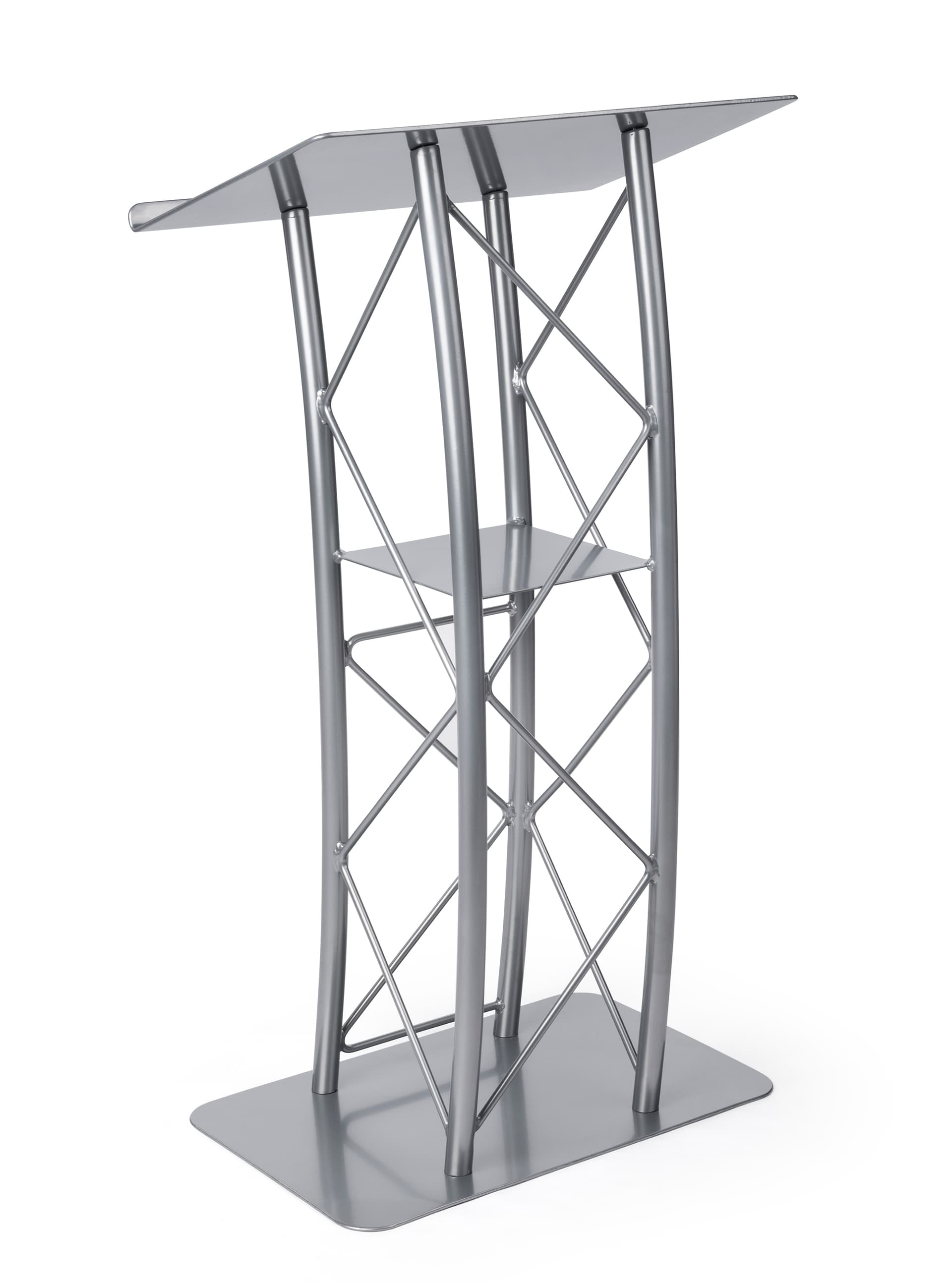 Truss lectern with contemporary design