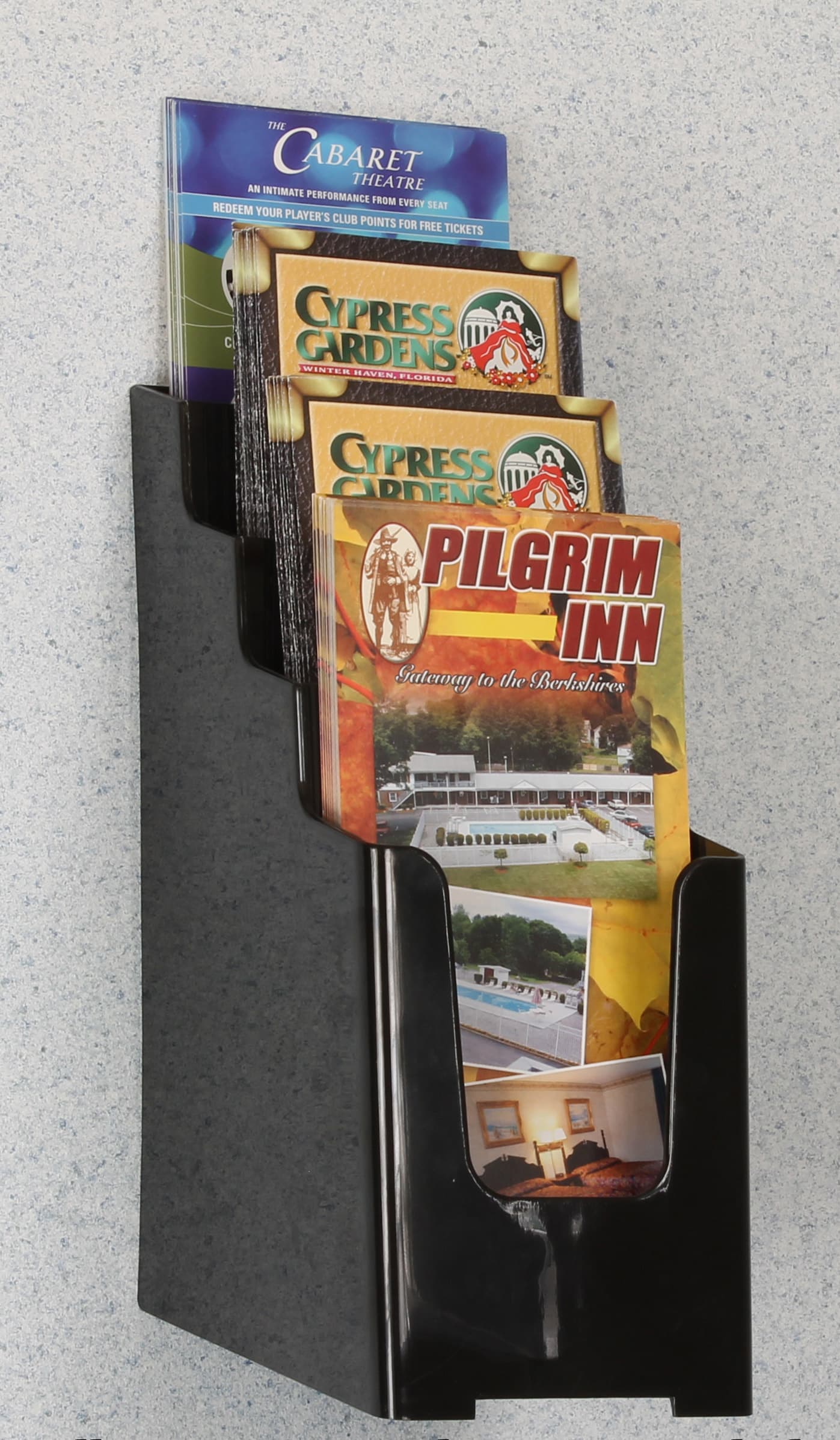 Multi-Tiered Economy Brochure Holders
