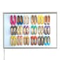 Hanging LED Poster Holder for Windows, Snap Open Frame, Illuminated