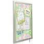 Hanging LED Poster Holder for Windows, Snap Open Frame, Illuminated