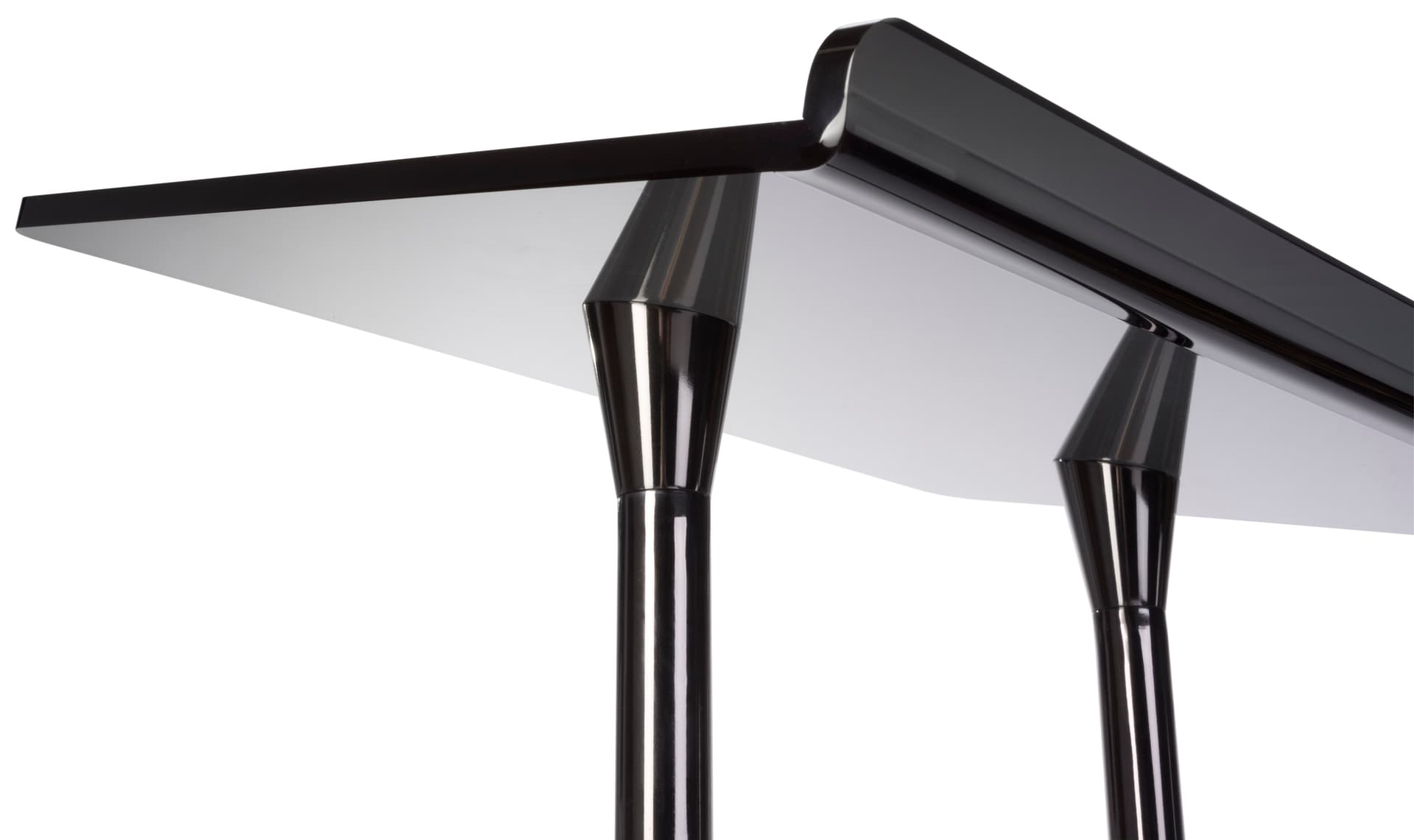 Simple Podium with 2 Jet Black Steel Poles