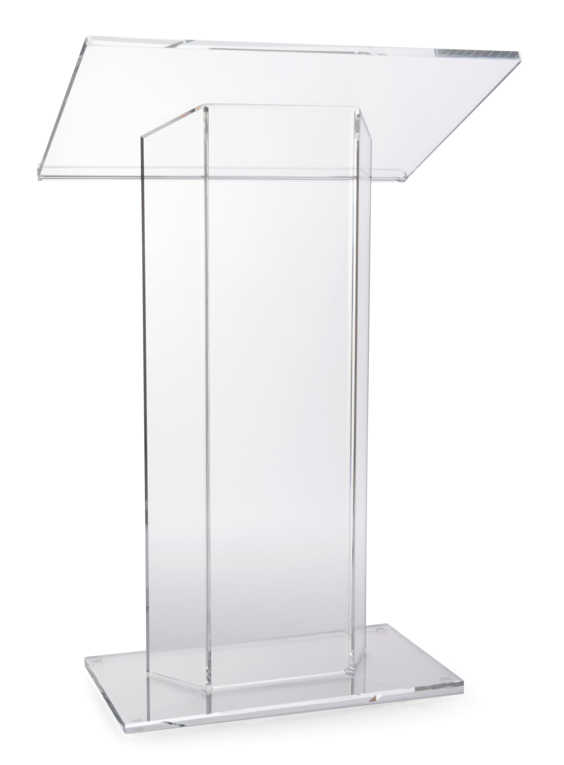 Sleek Large Top "CV" Acrylic Podium