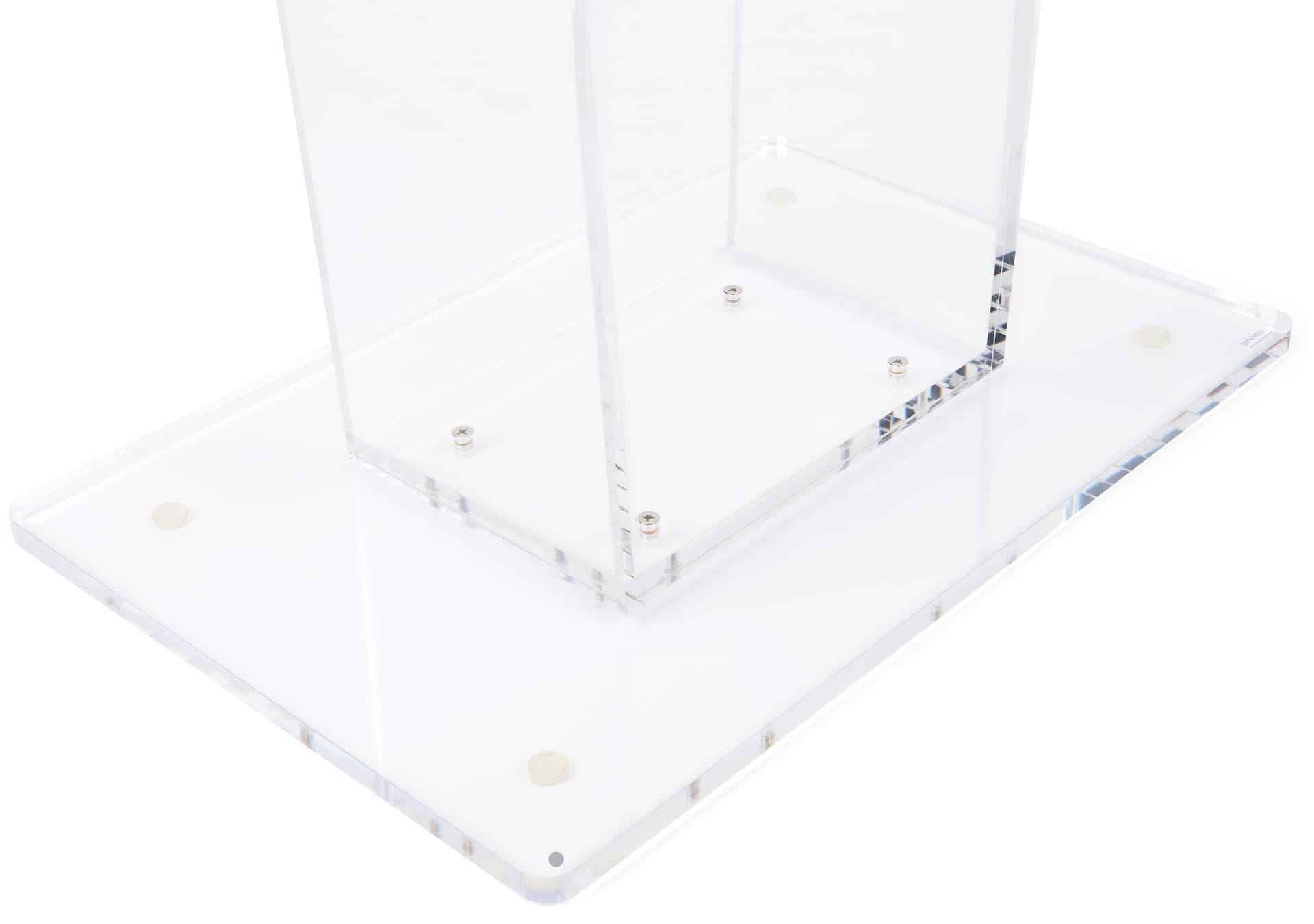 Acrylic pulpit with open back