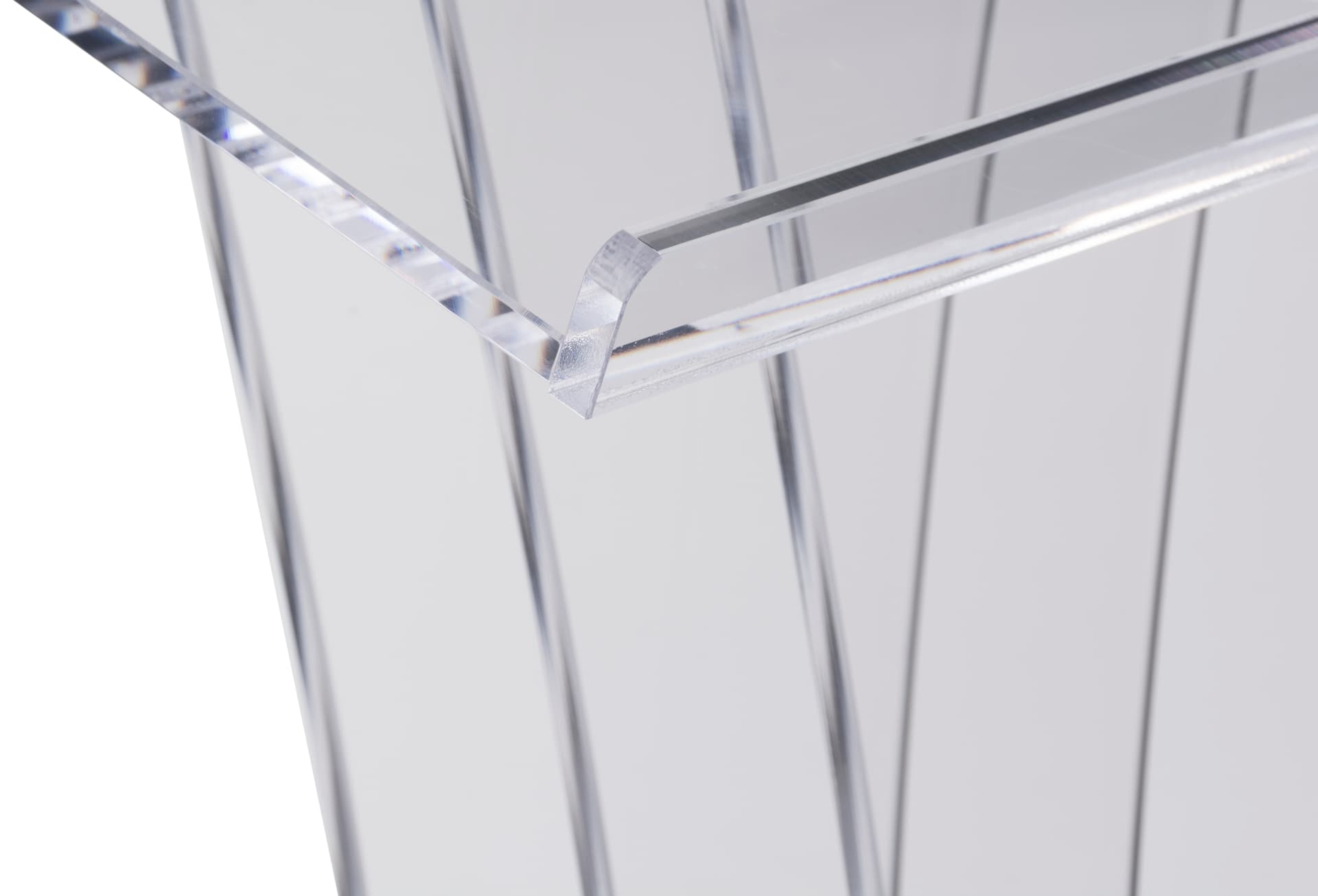 Clear Acrylic Lectern Ships Assembled