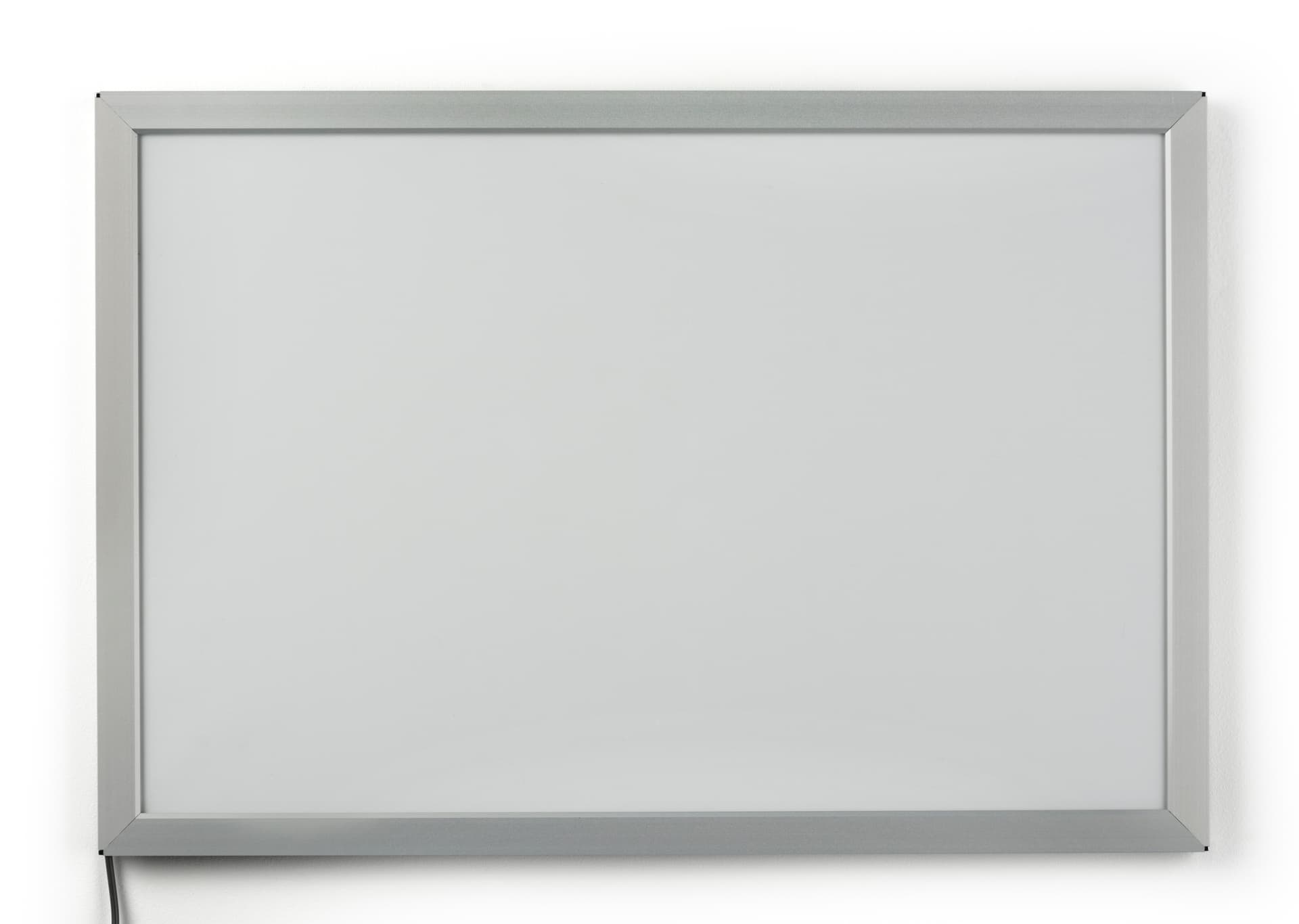 Silver 20 x 30 Light Box Frame with PVC Lens