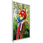 Wall Mounted Backlit Poster Frame, Snap Open, Illuminated