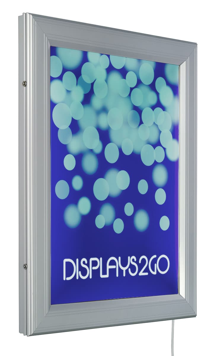 18" x 24" Hinged LED Poster Frame for Indoor or Outdoor Use