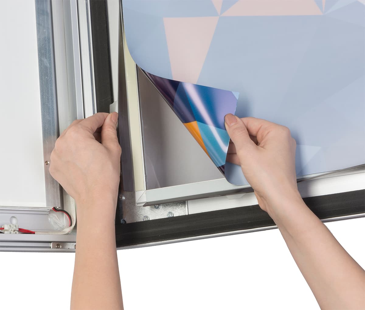 Swing-Open 24" x 36" LED Outdoor Light Box