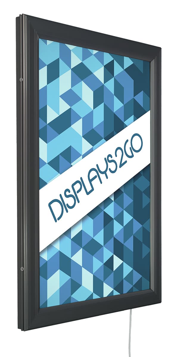 Single-Sided Black LED Backlit Frame