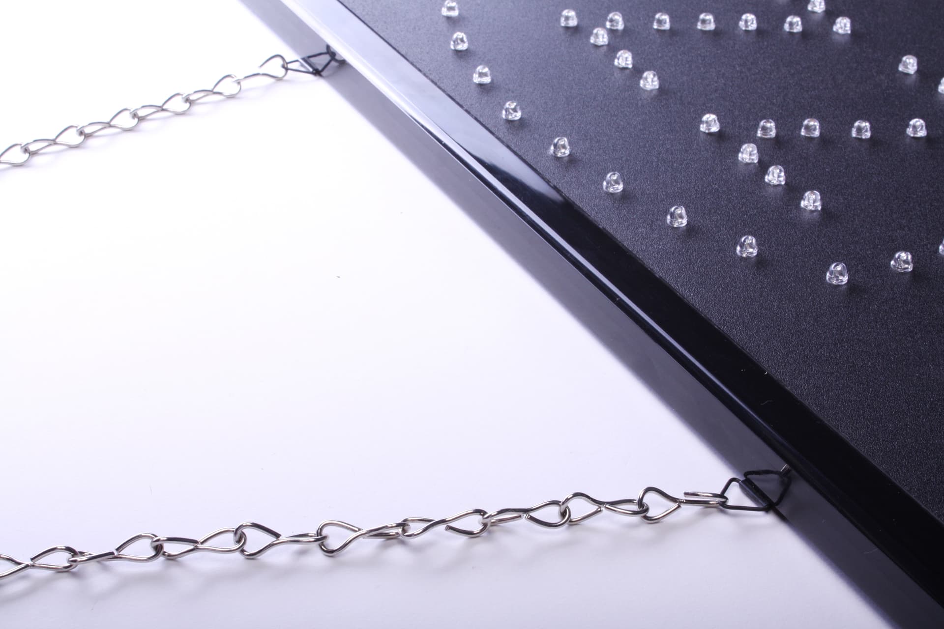 Wall Mounted Pizza LED Sign with Hanging Chains Included 