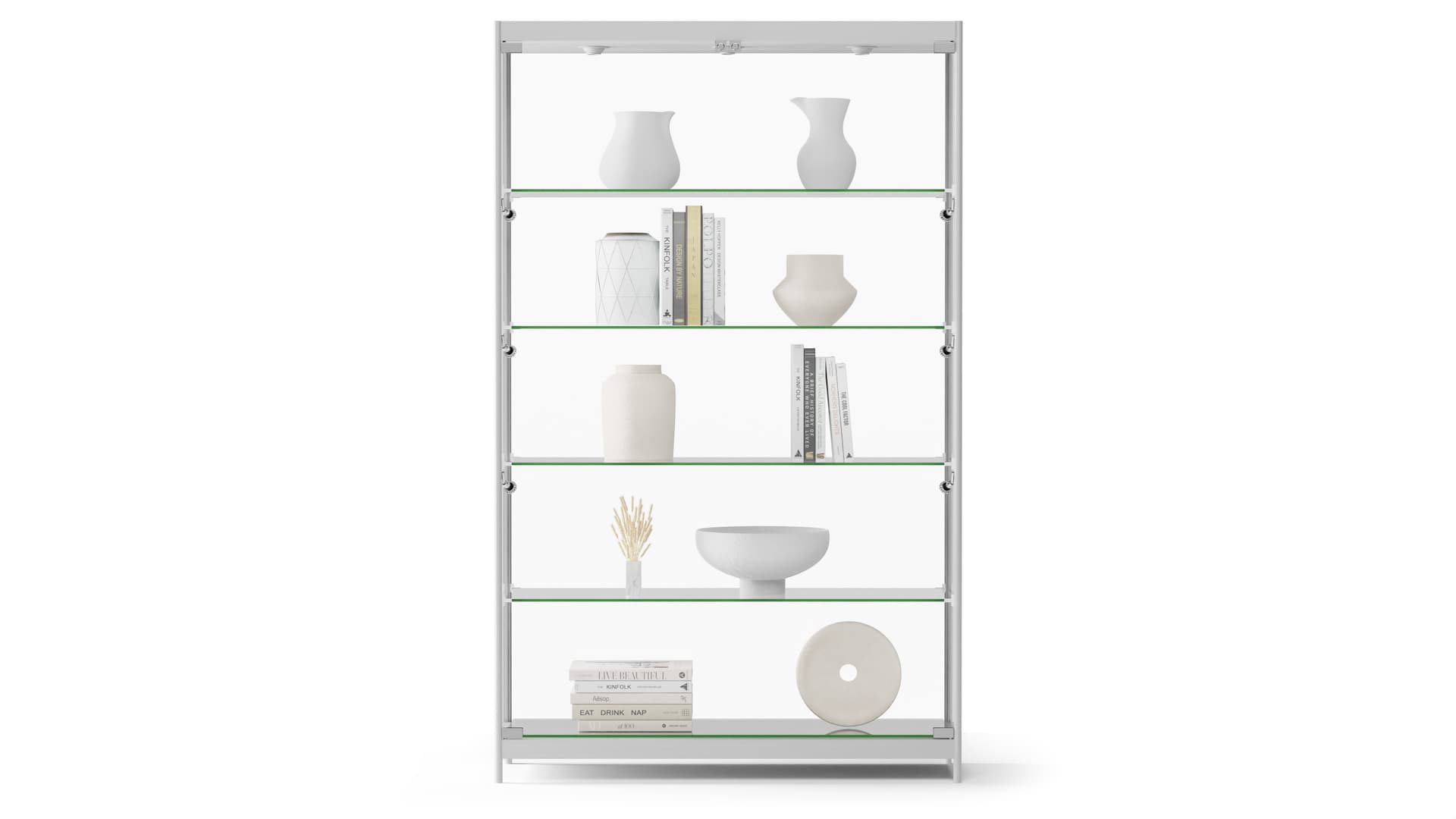Aluminum wide LED display case