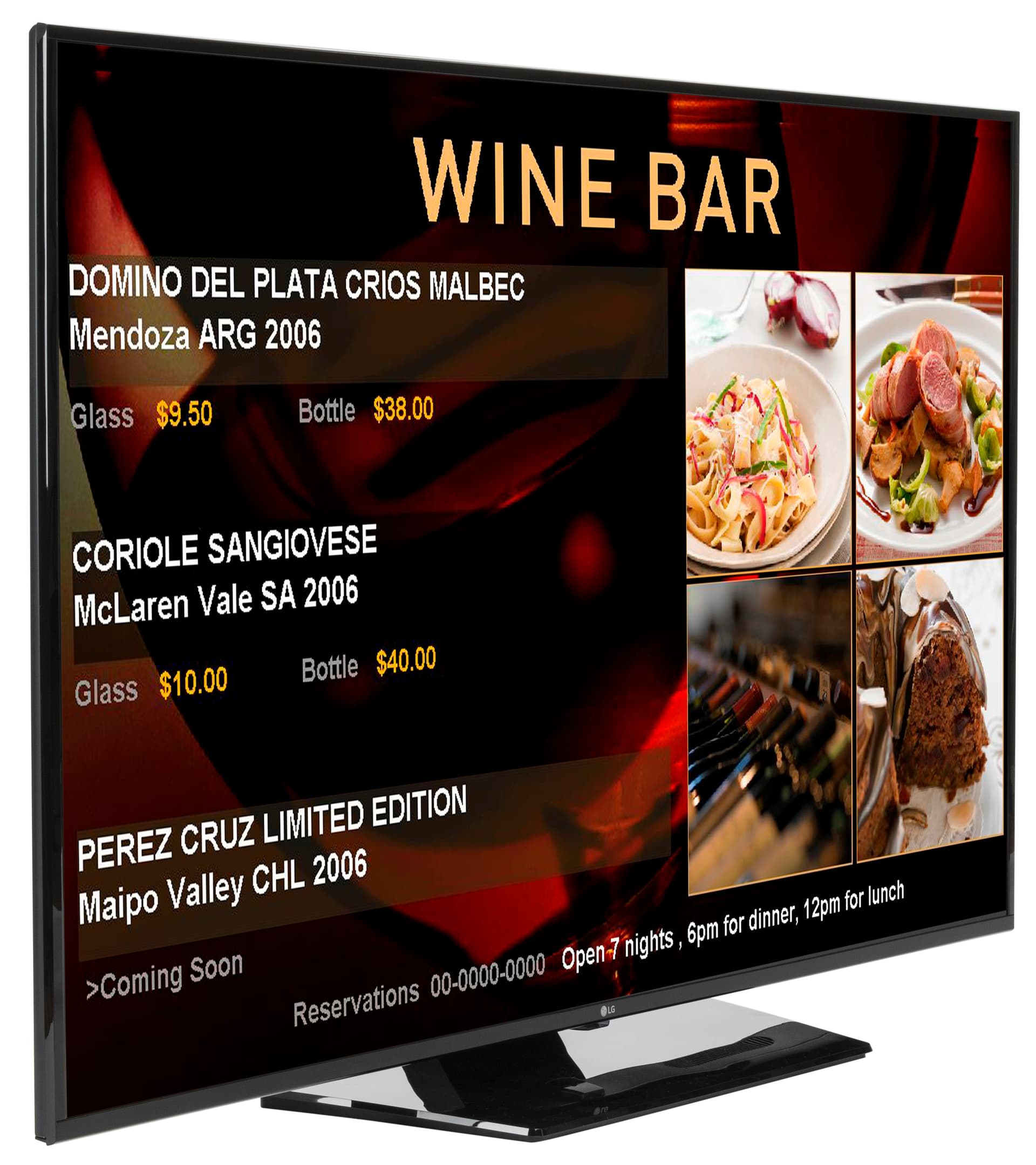 Free Template 65" Digital Sign Board