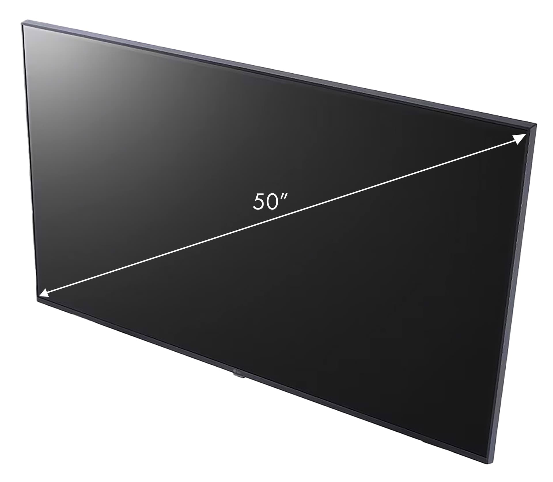 4K digital signage display TV with a 50 inch screen size