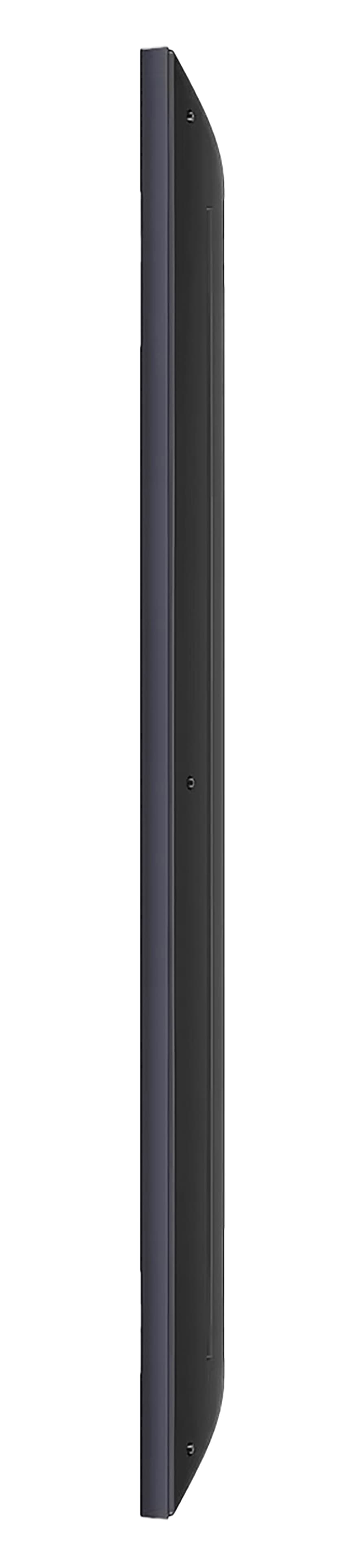 4K digital signage display TV with a weight of 47.3 pounds and a depth of 2.2 inches