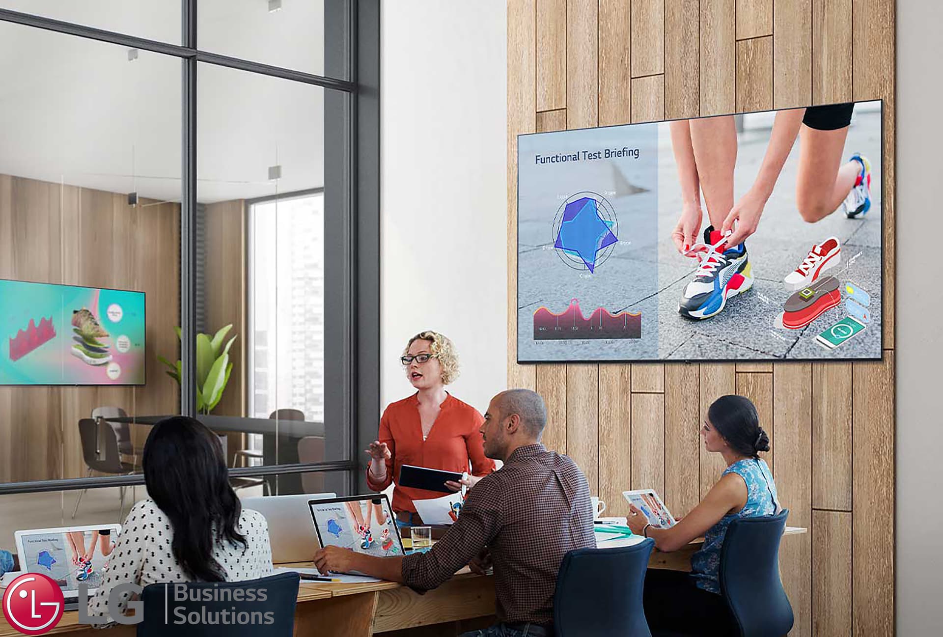 4K digital signage display TV with FCC, CE, and Energy Star certification