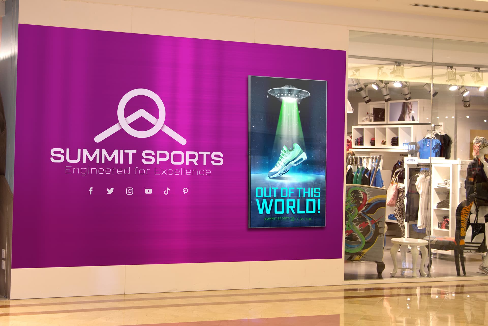 4K digital signage display TV built with commercial-grade materials