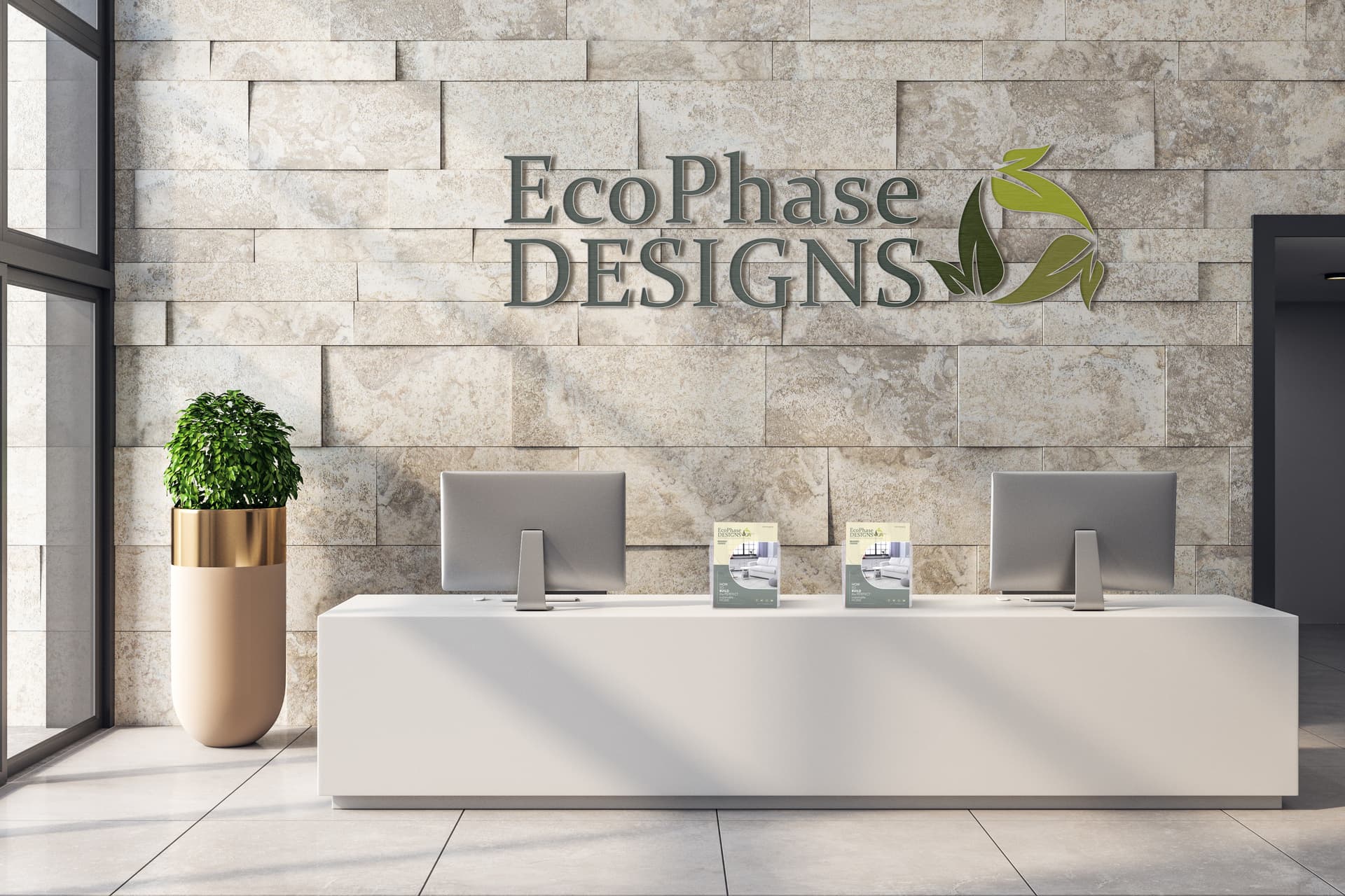 Acrylic magazine holder with eco-friendly design