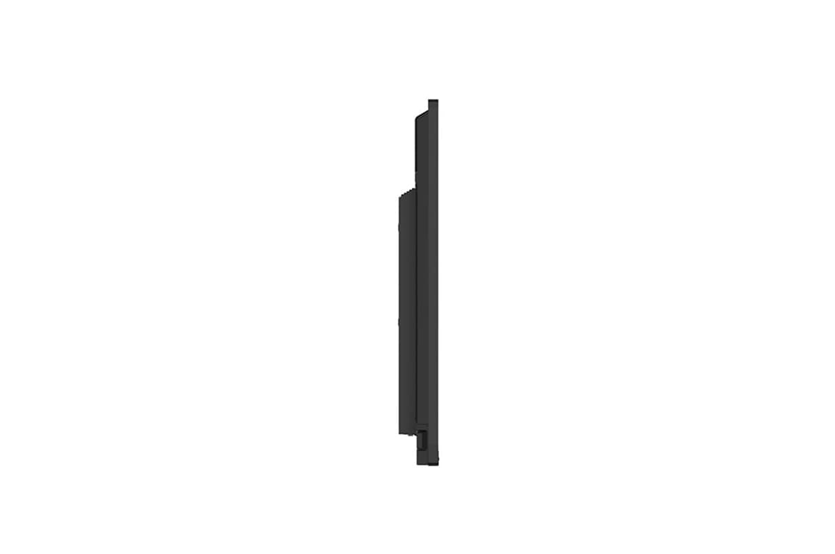 Smart interactive whiteboard with a sleek side profile between 3.4 and 3.5 inches in thickness
