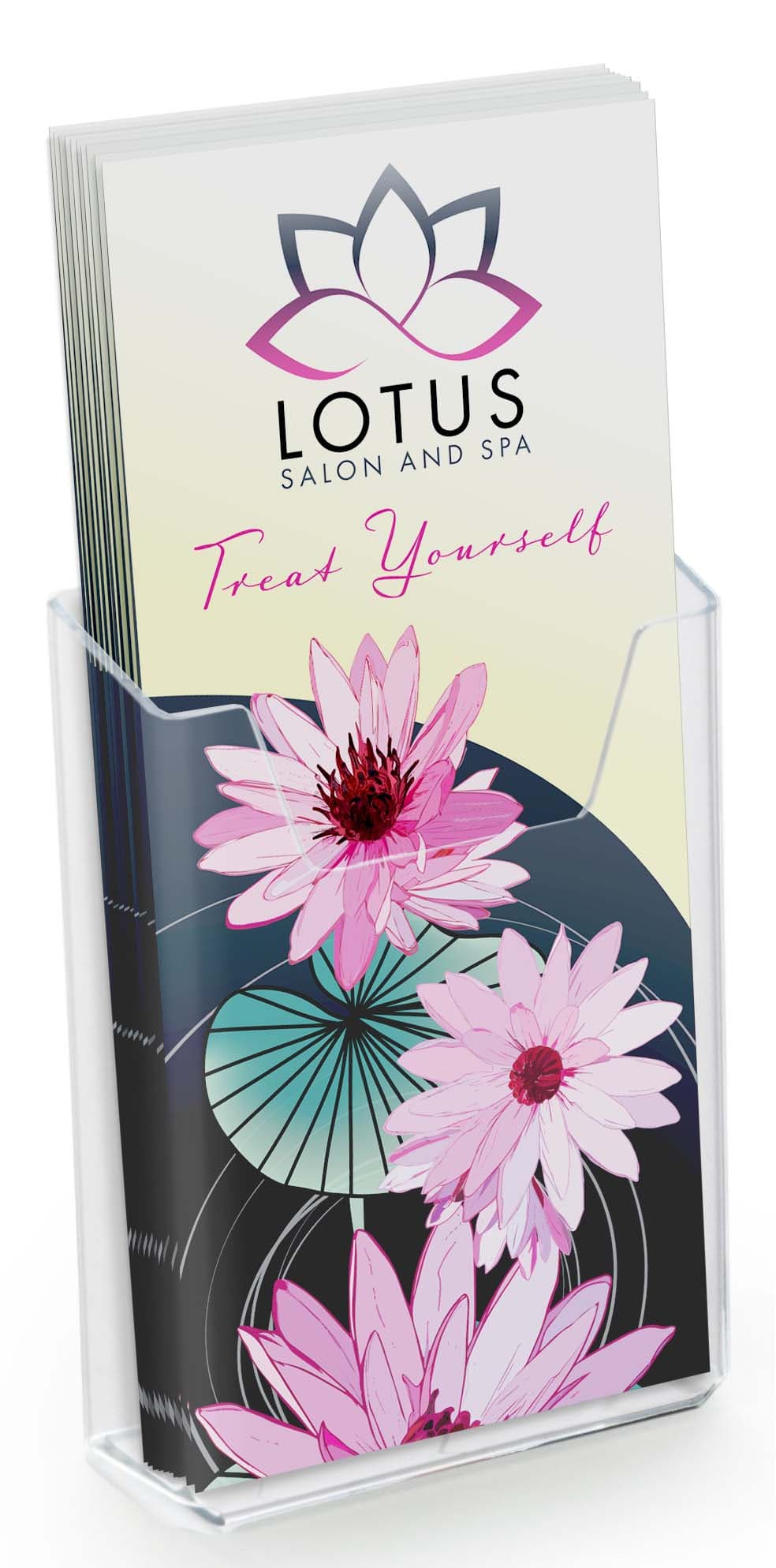 Countertop Plexiglass Brochure Holder