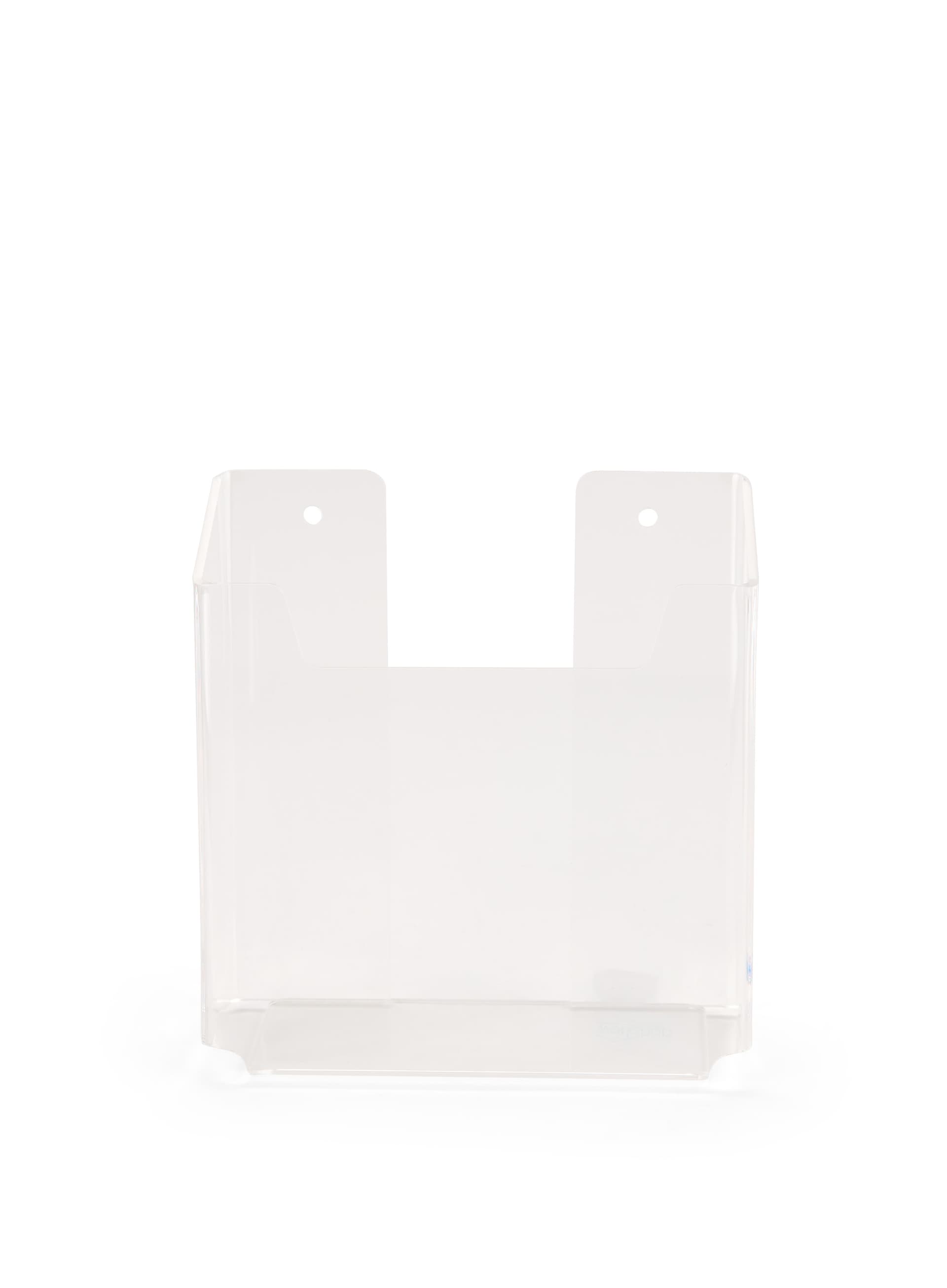 Table brochure holder with optional wall mount design