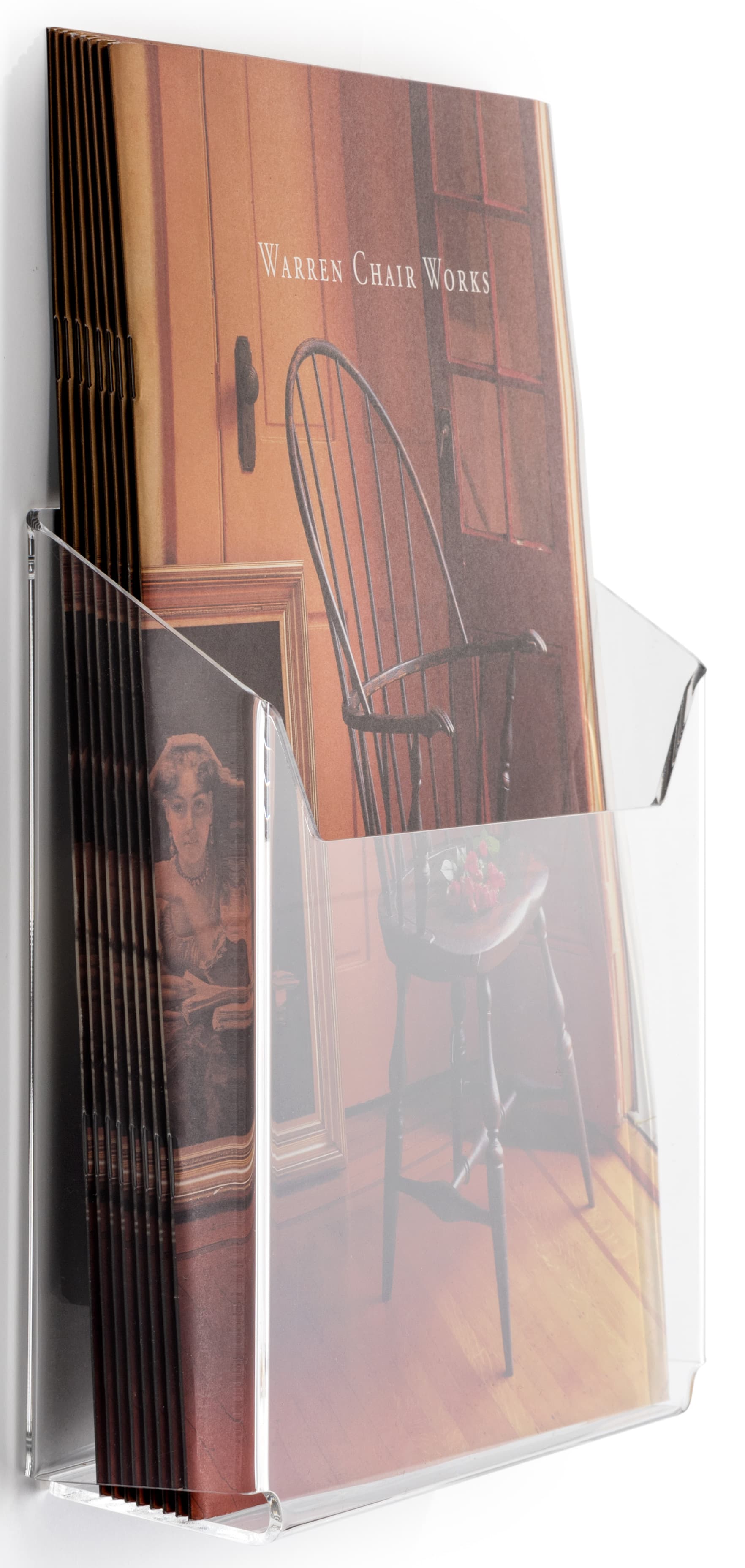 Plexi Literature Holder with Pre-Drilled Holes