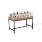 Dispensary Display Case w/ LED Lighting, Tempered Glass, Locking Drawer 