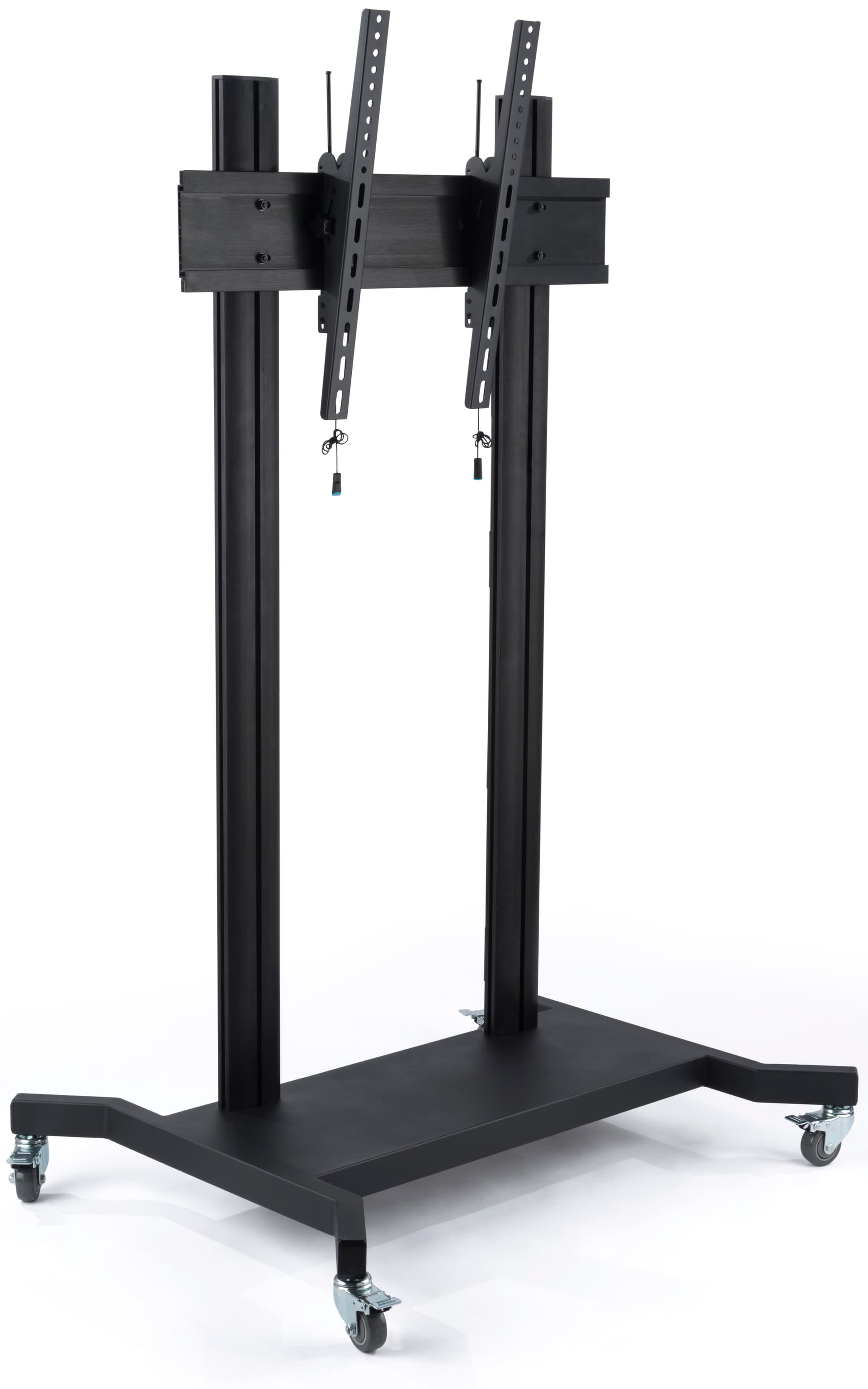 Steel 110 Inch TV Stand with Wheels