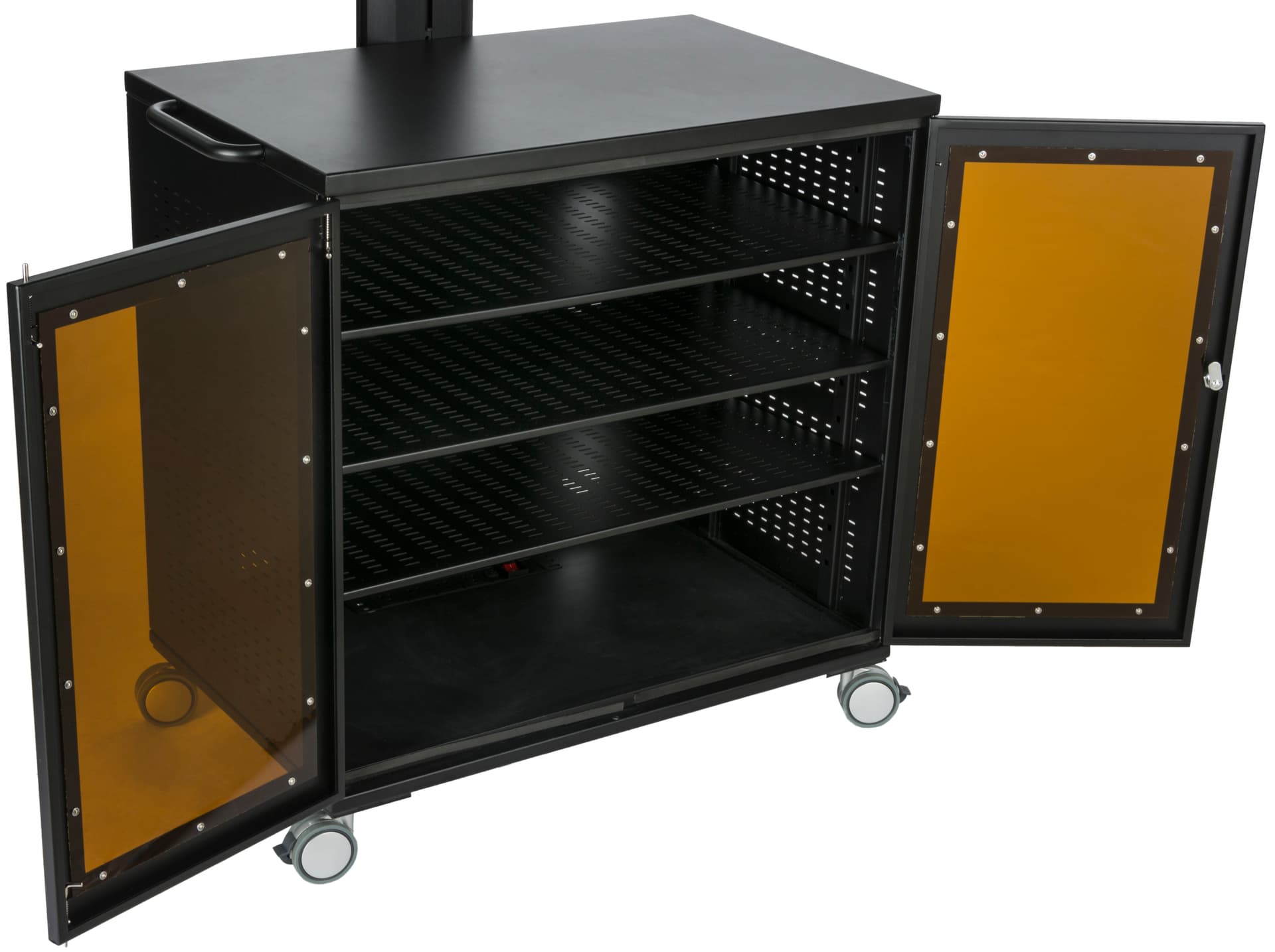 Floor Standing TV Cart With Power Management & AV Cart
