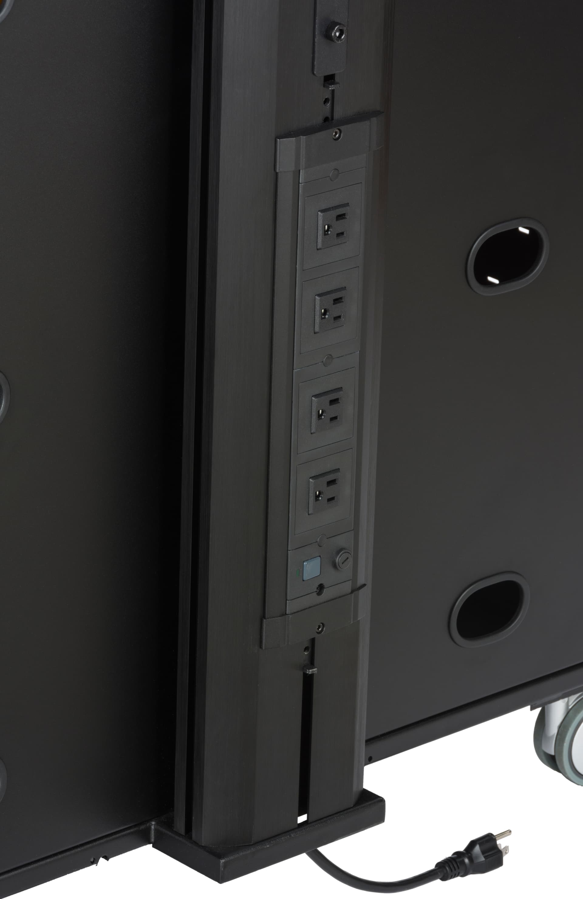 Floor Standing TV Cart With Power Management & 4 Electrical Outlets
