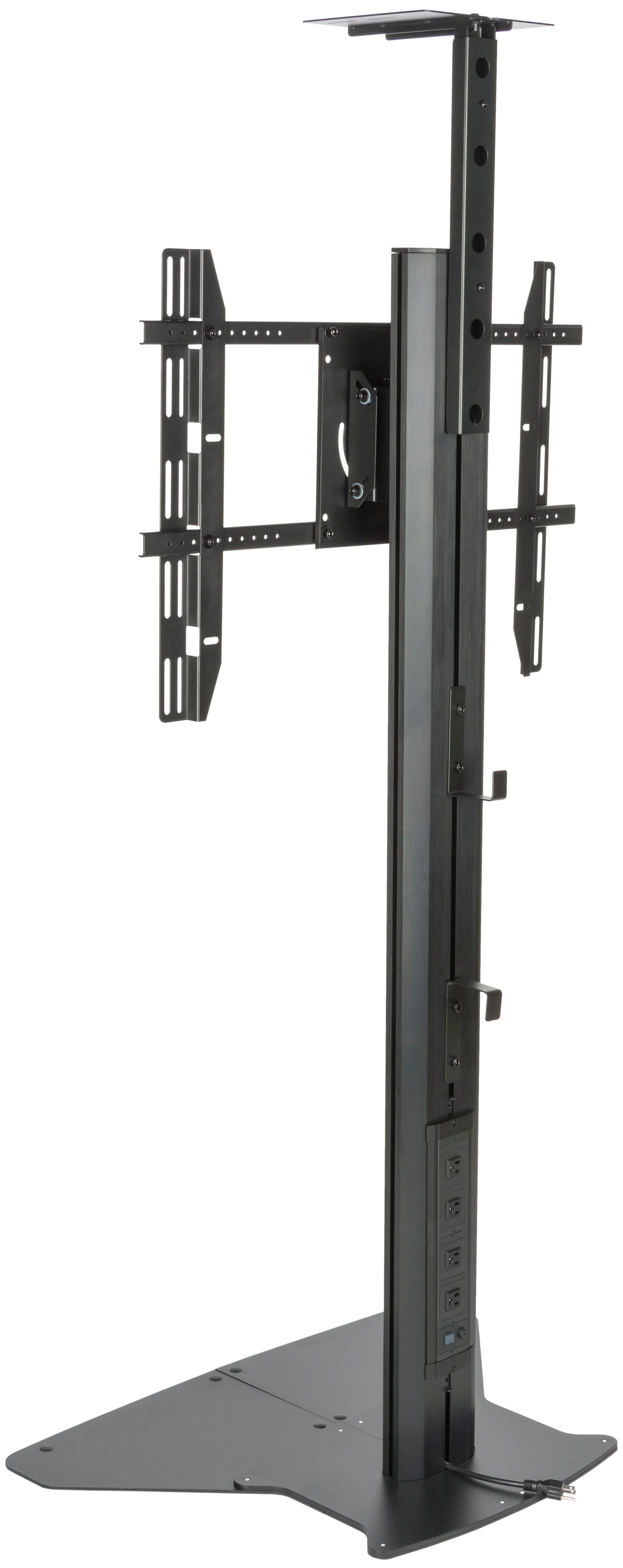 Heavy Duty TV Stand With Power Strip, VESA Compatible