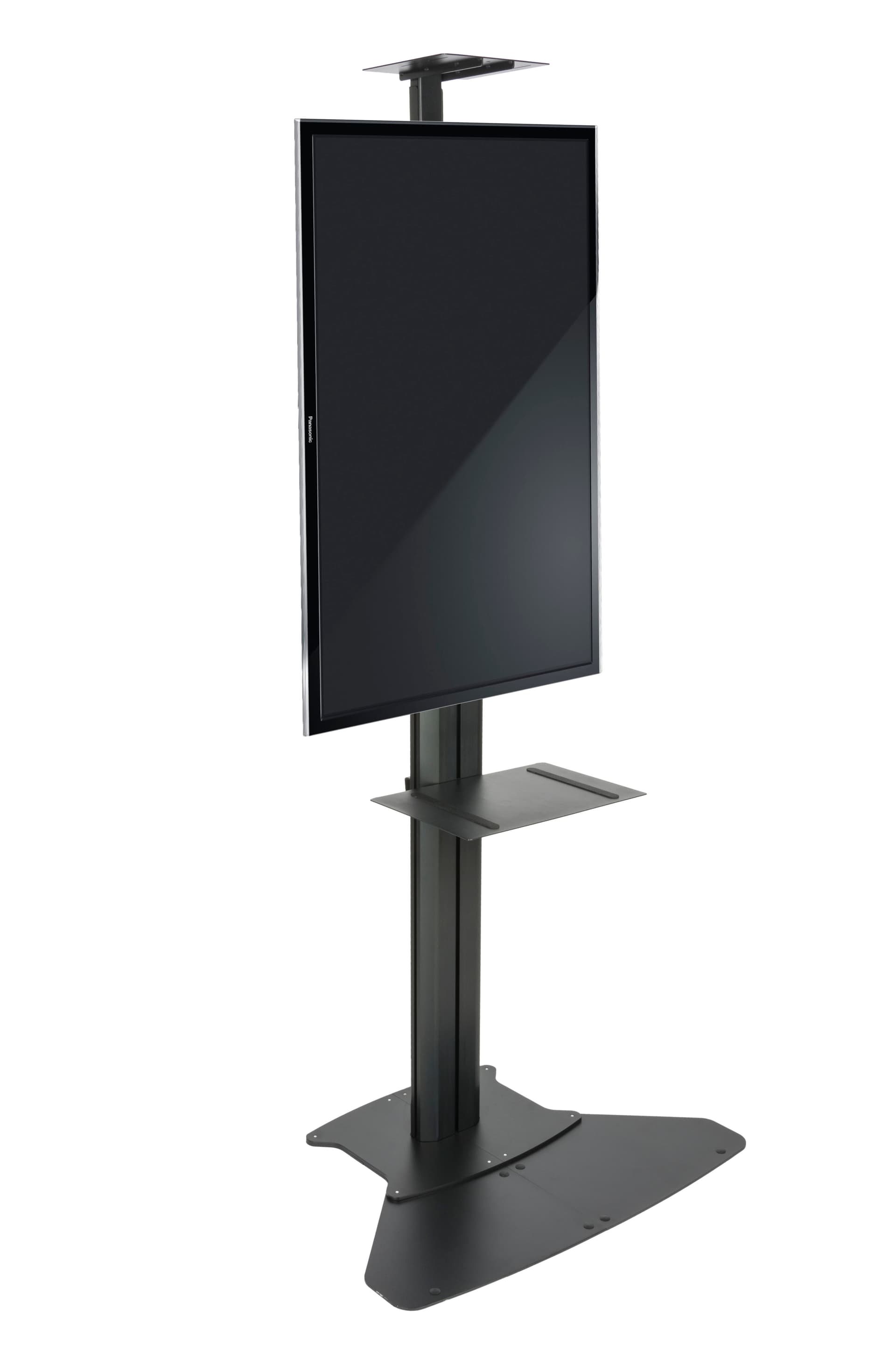 Floor Standing TV Stand With Power Supply, Portrait or Landscape View