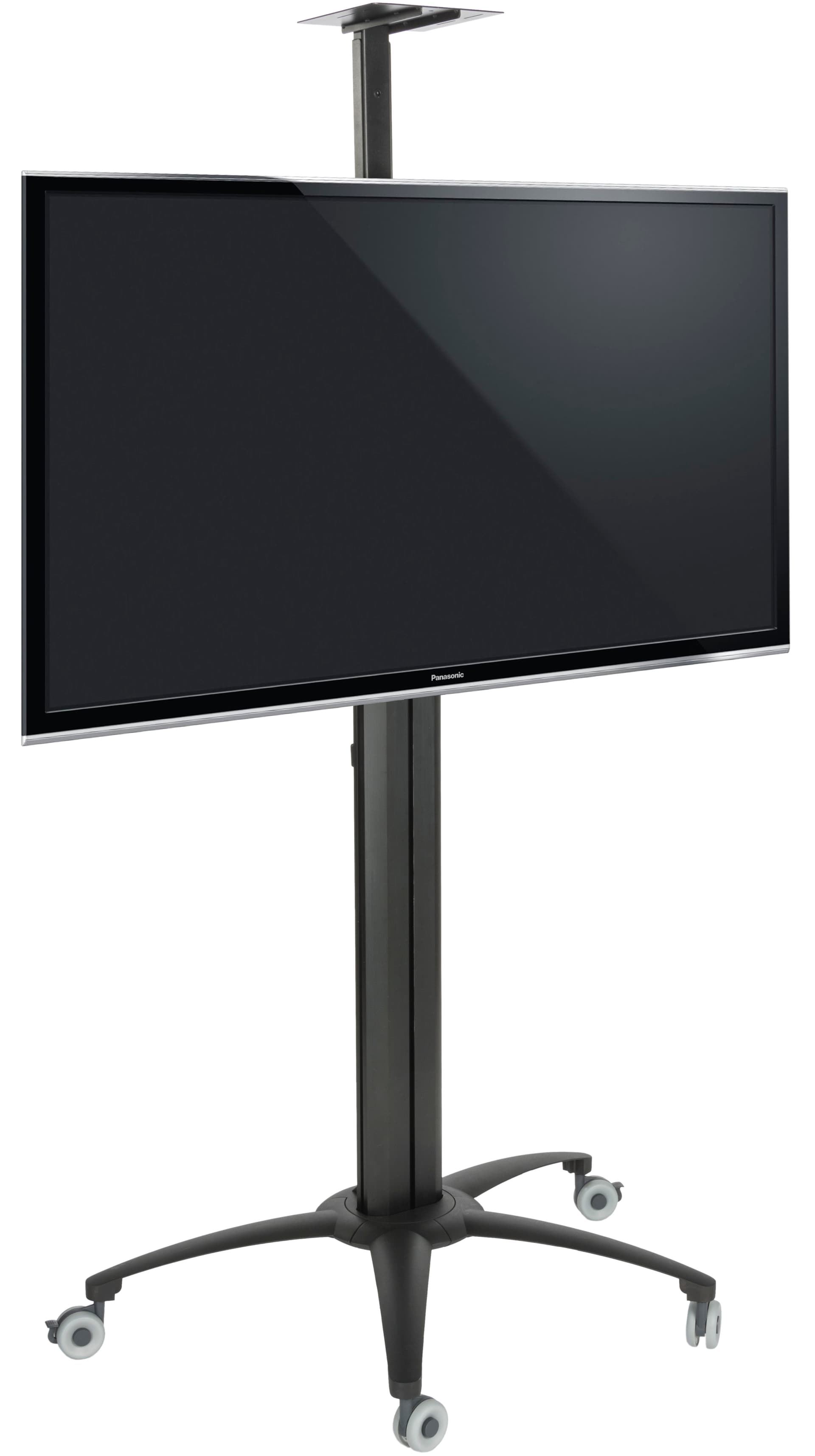 Steel Floor Standing TV Stand With Power Strip