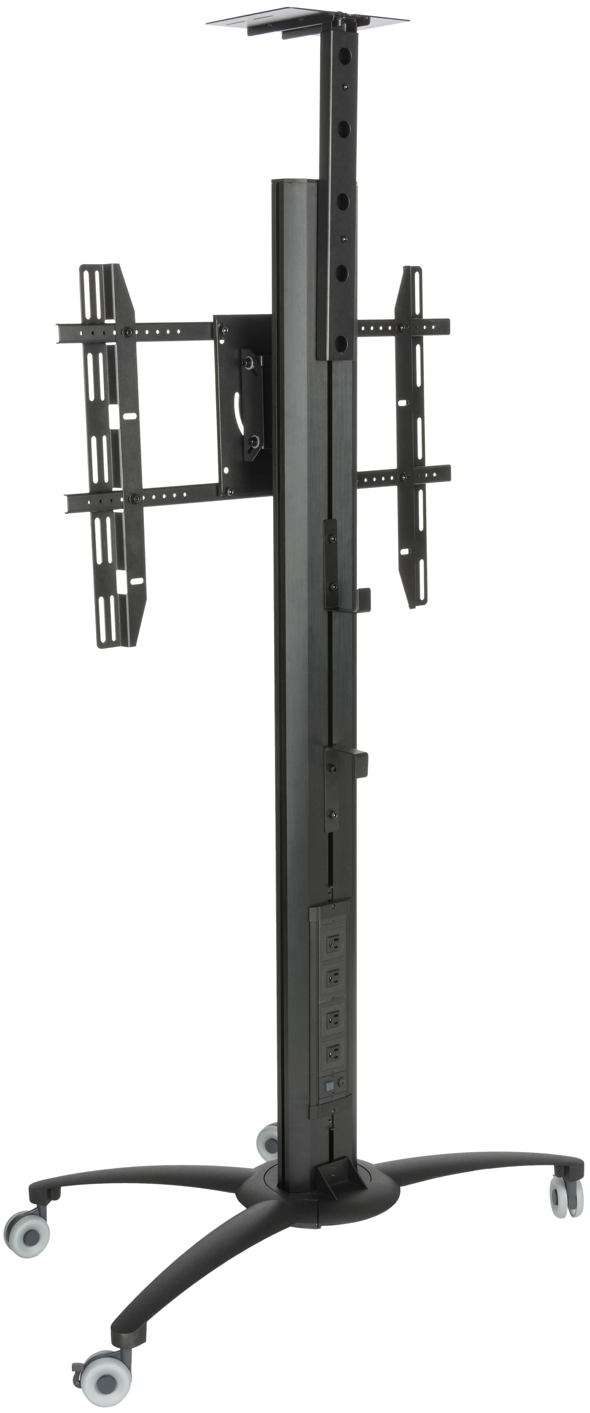 Floor Standing TV Stand With Power Strip, 198lb Load Capacity
