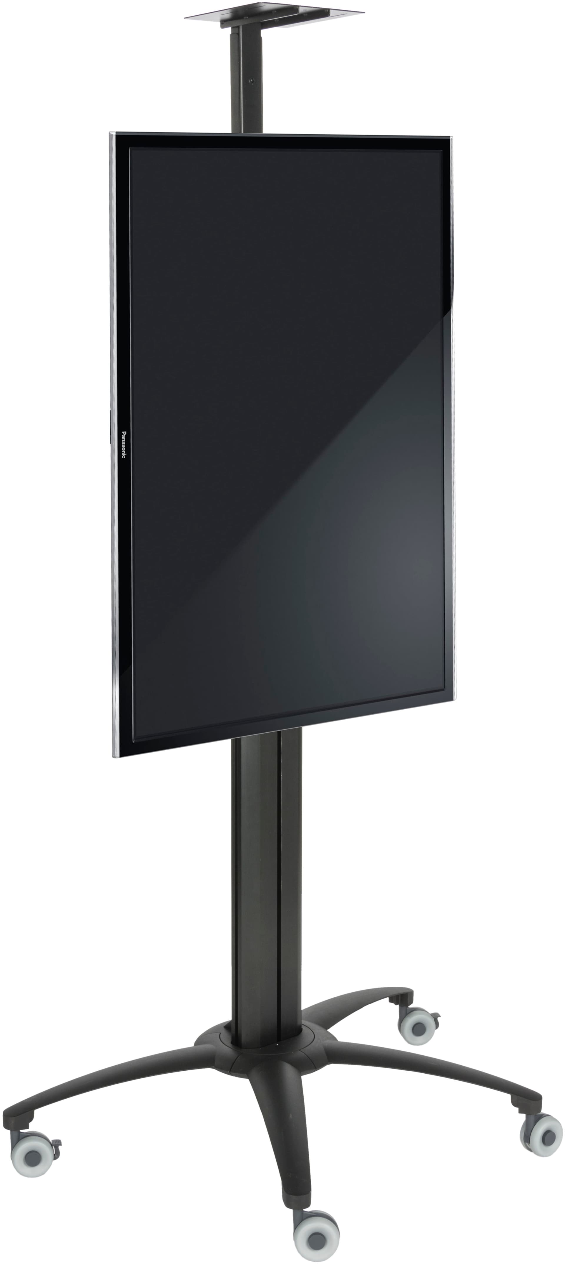 Floor Standing TV Stand With Power Strip, Rotating Bracket