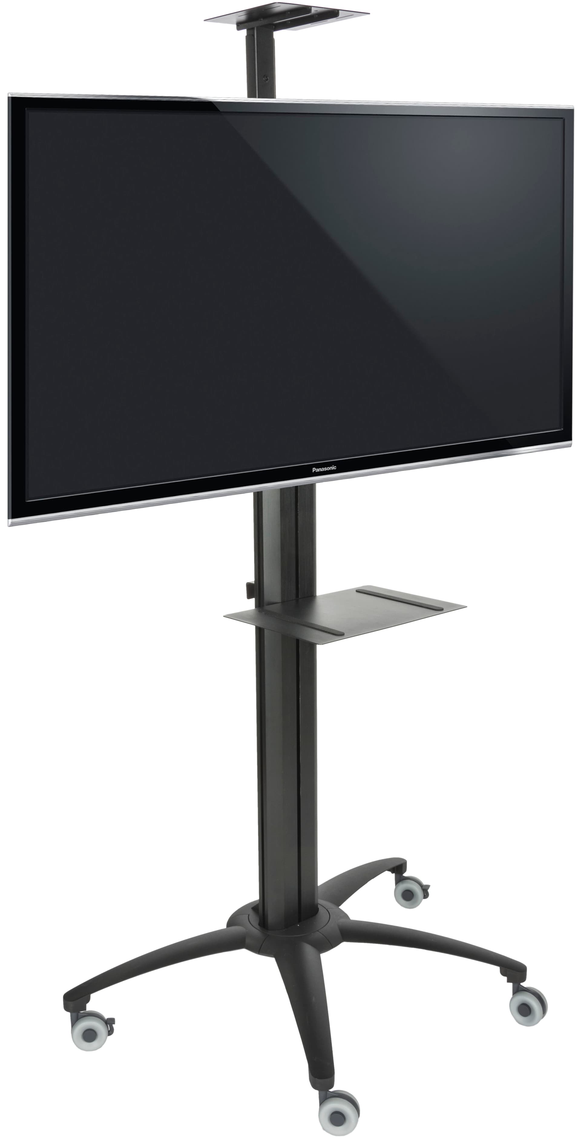 Aluminum Flat Screen TV Trolley With Power Distribution
