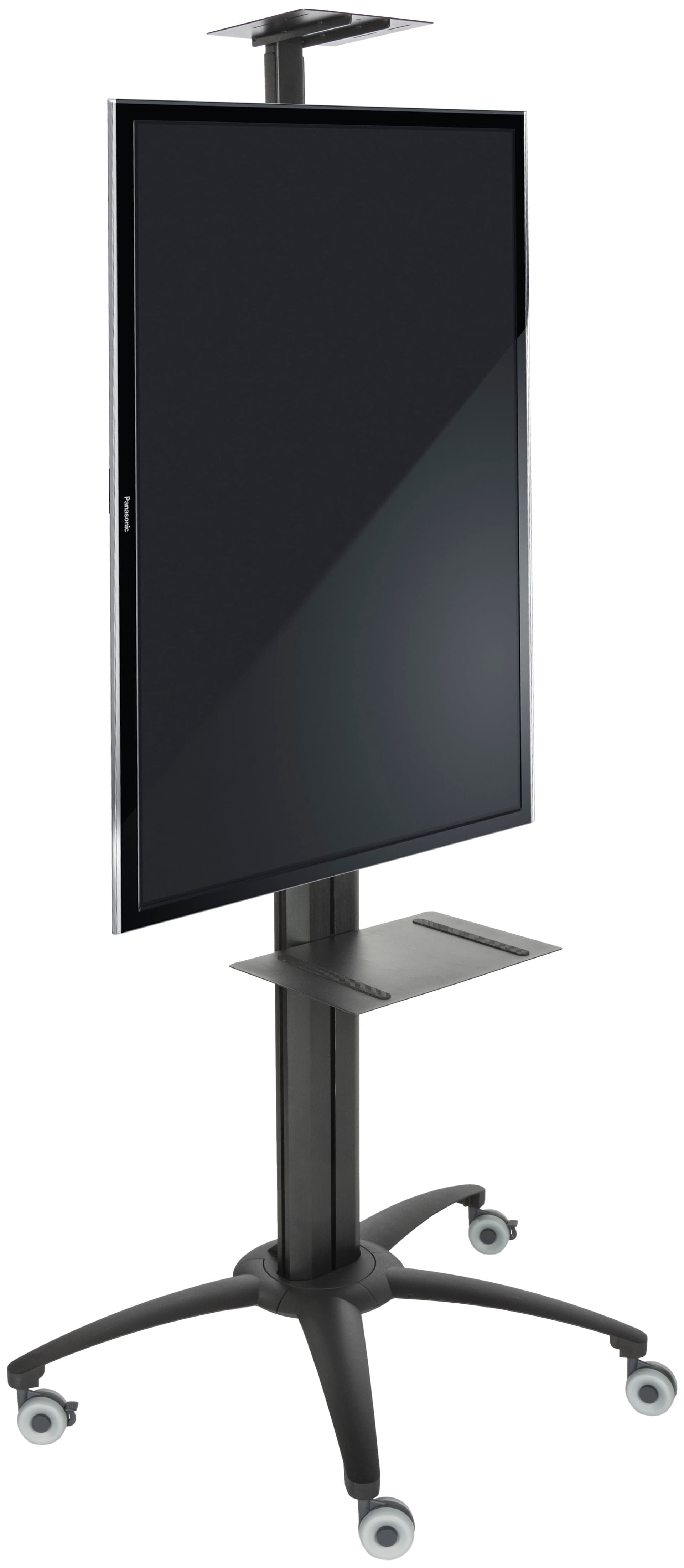 Flat Screen TV Trolley Supports Portrait or Landscape View