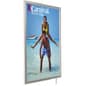Hanging LED Sign Holder for Windows, Snap Open Frame, Single-Sided