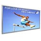 47 x 94 LED Light Box for Wall, Snap Open - Silver