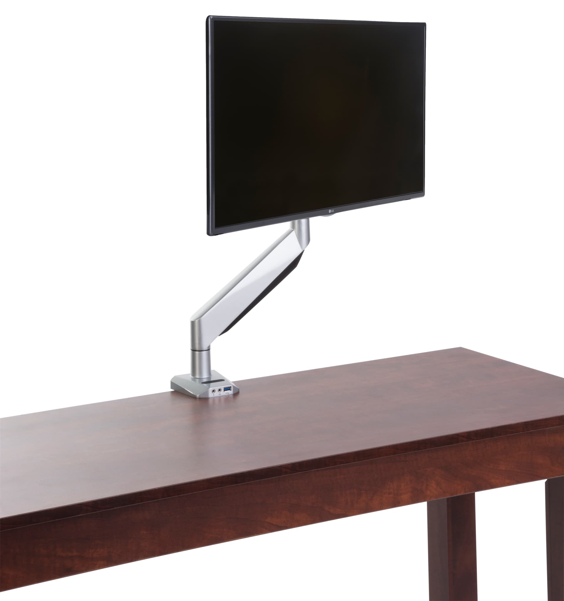 Single Monitor Arm in Use