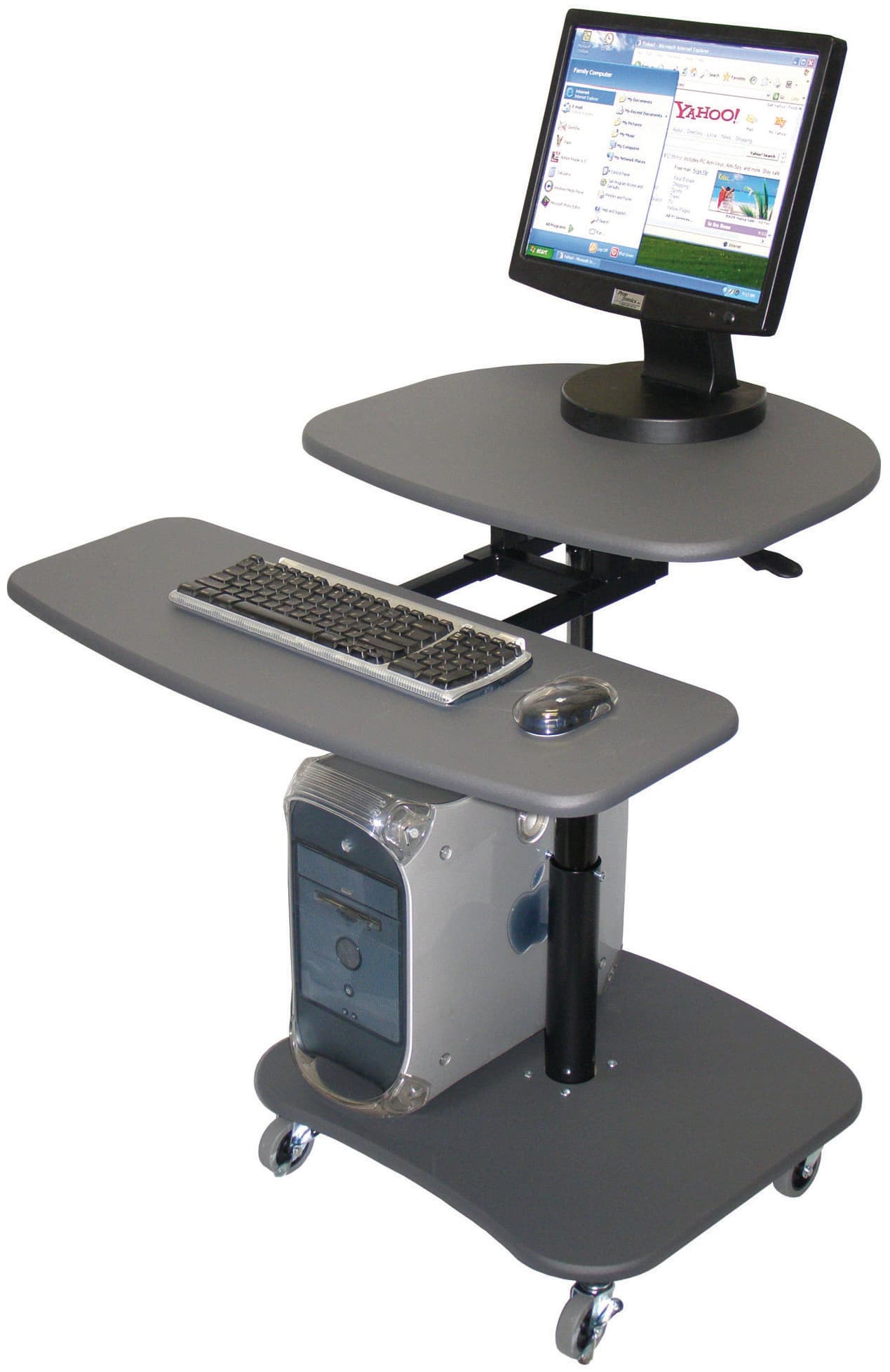 Mobile Laptop Desk, Steel Frame