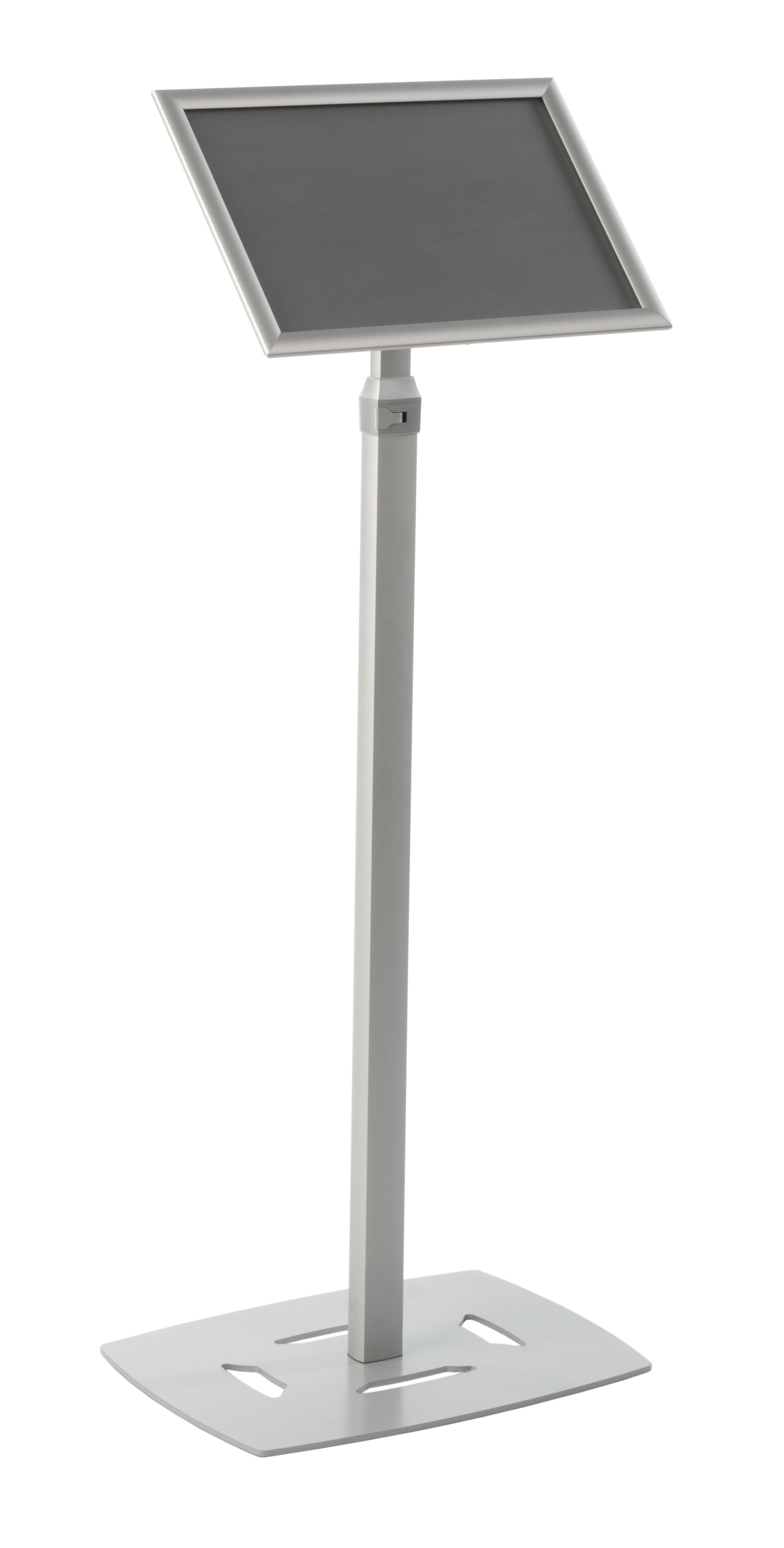 Silver 11 x 17 Poster Frame Pedestal Swivels & Tilts