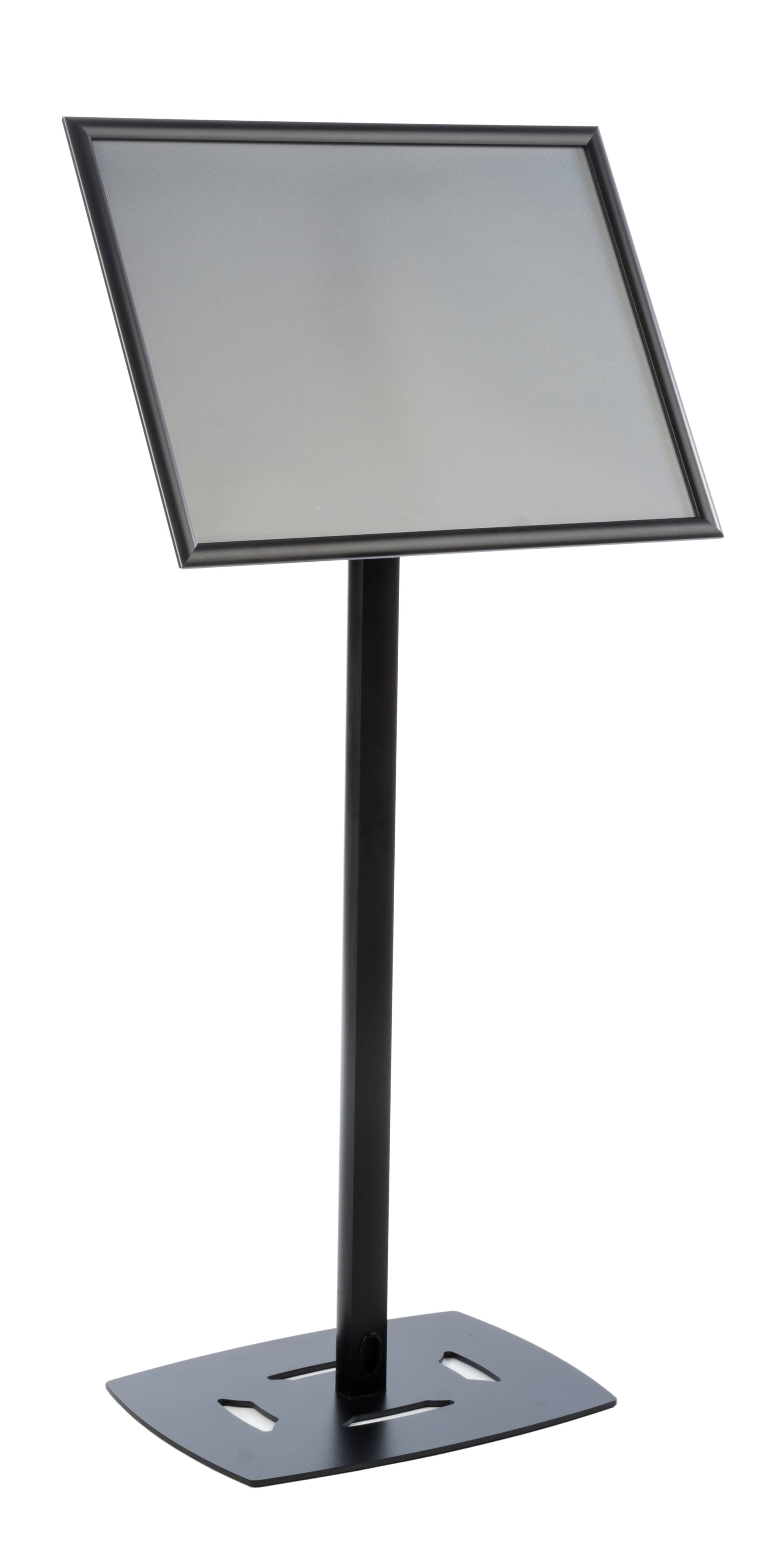Black 18 x 24 Poster Frame Pedestal, Portrait or Landscape View
