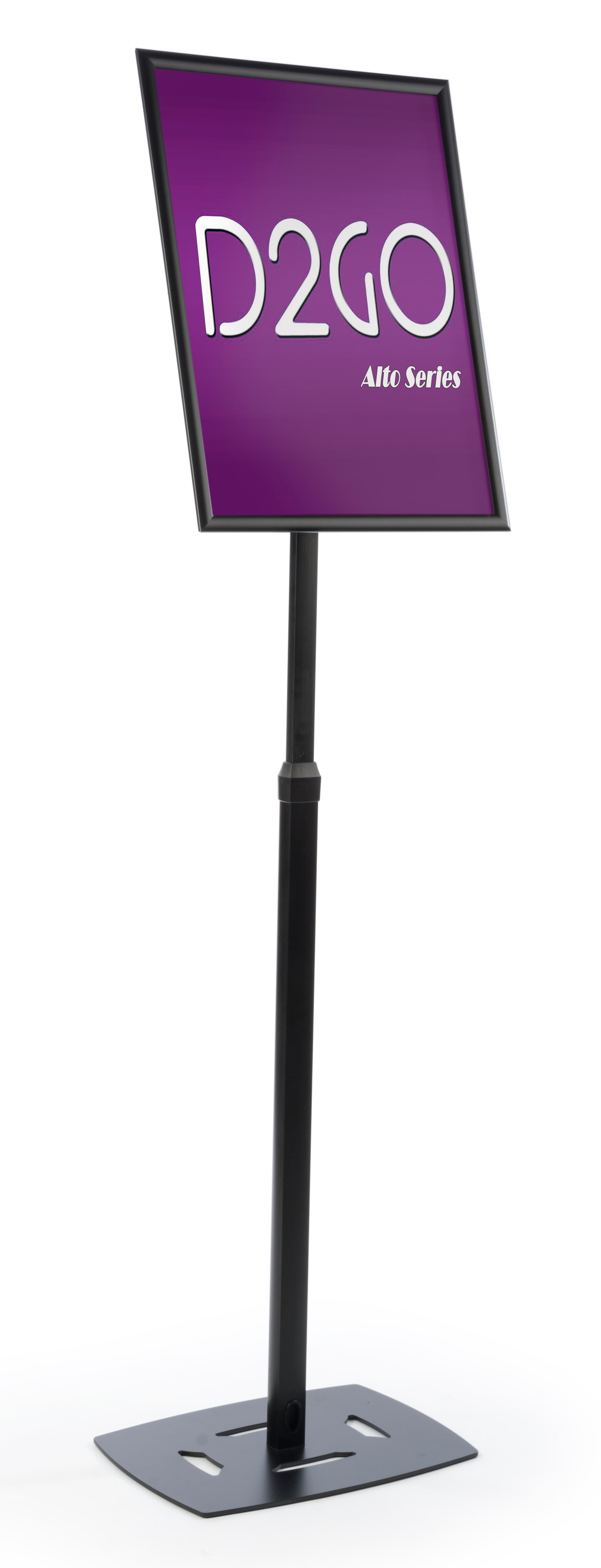 Black 18 x 24 Poster Frame Pedestal Extends to 75.5"h