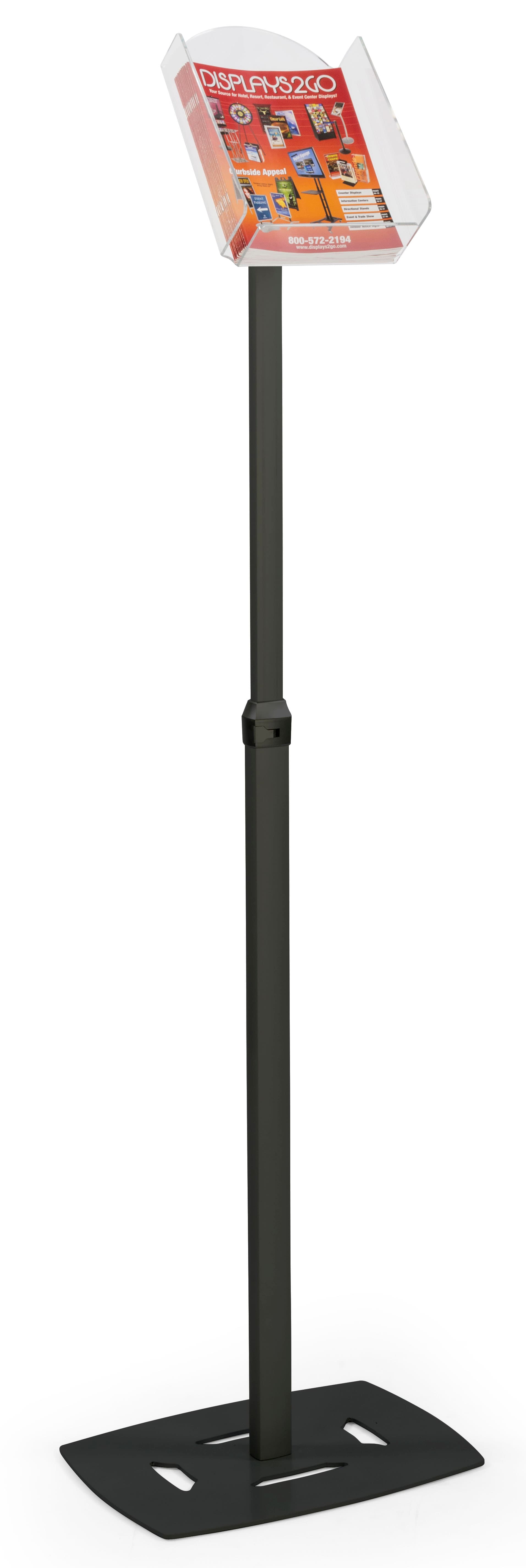 Black Magazine Holder Rack for Flyers