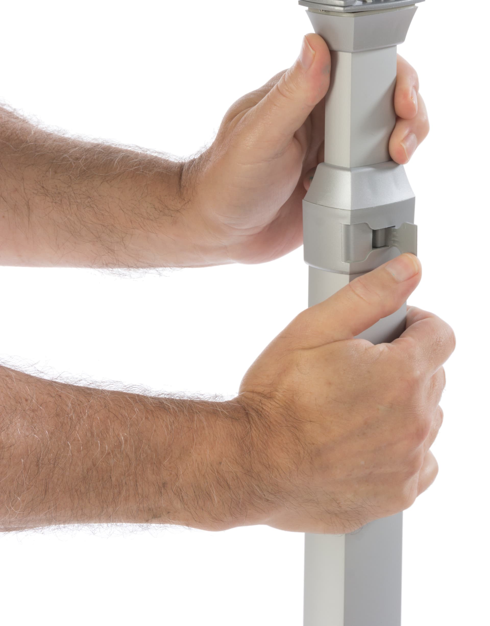 Silver Magazine Holder Rack is Height Adjustable