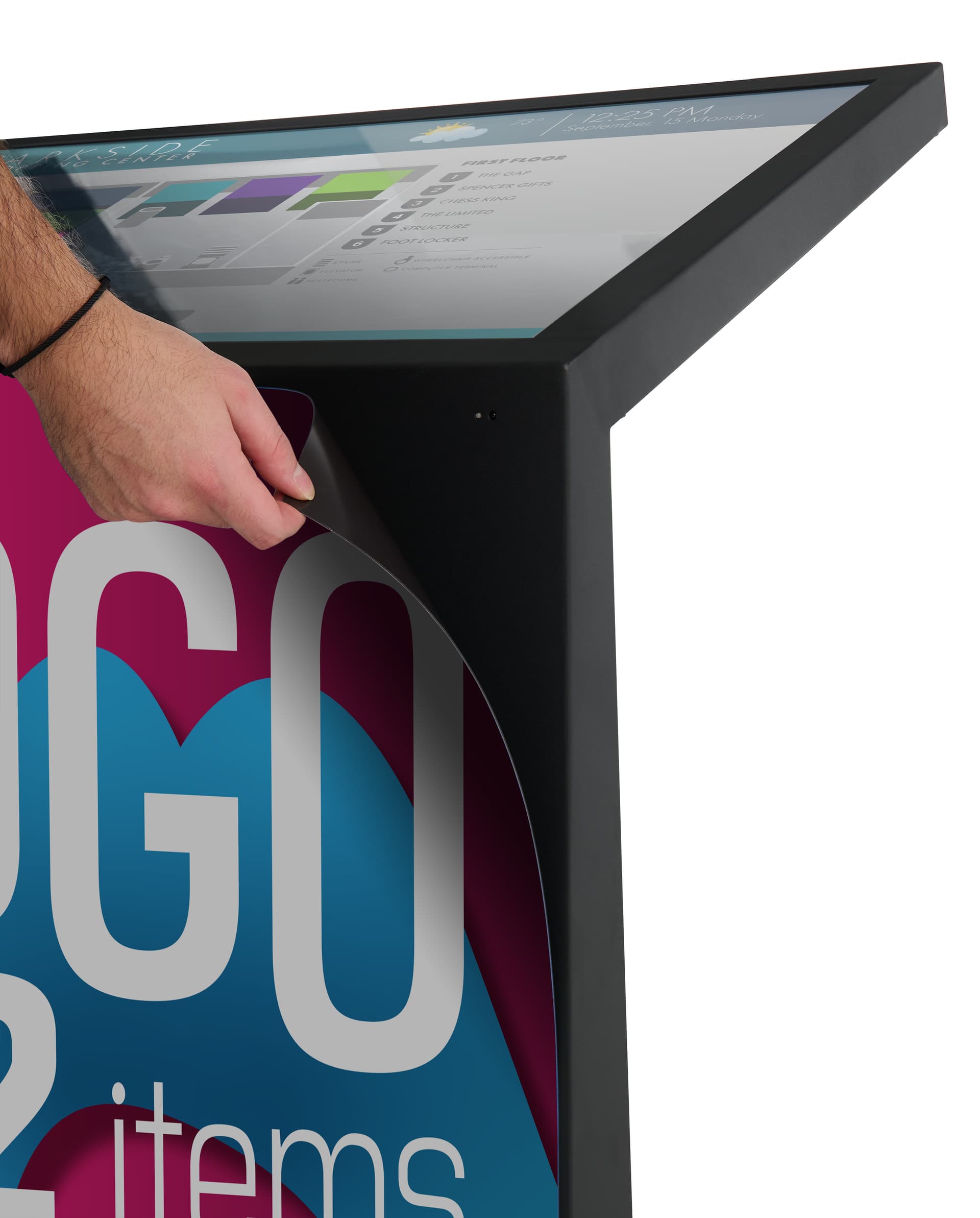 Magnetic graphic for DK049CLB & DK049CLW with easy application and removal