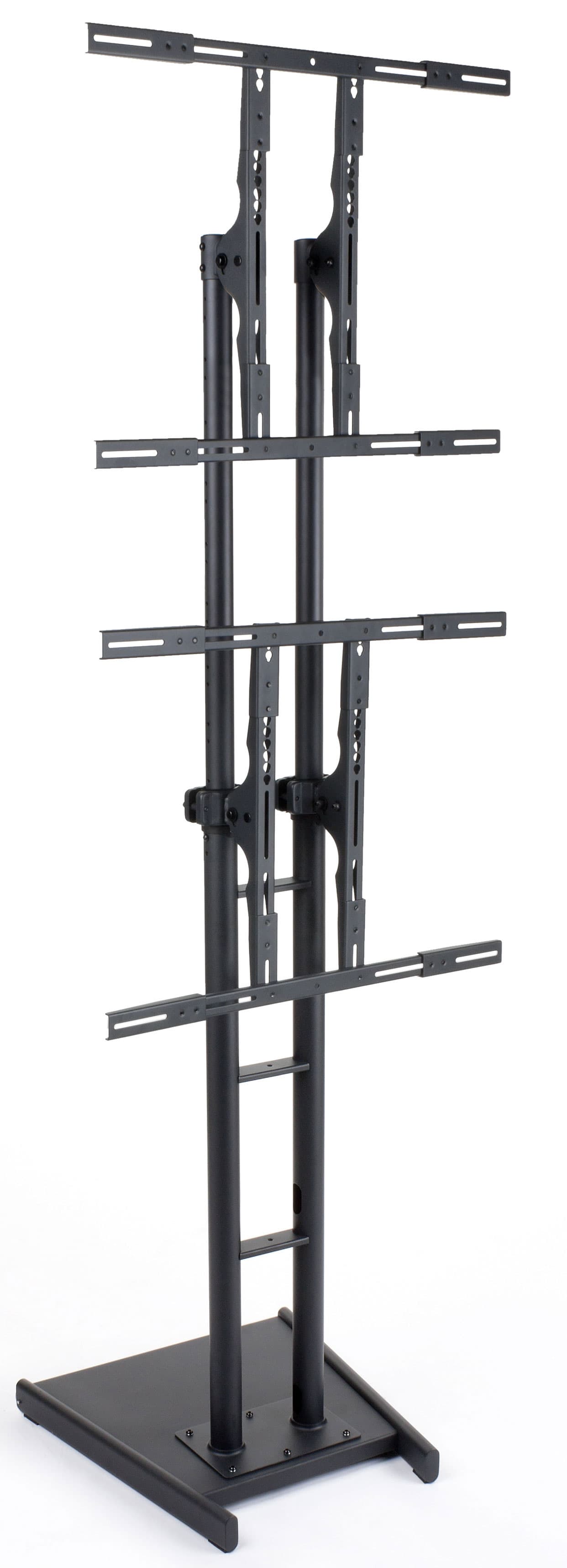 Flat Screen TV Racks | Dual Monitor Stand for Windows & Storefronts ...