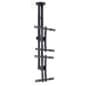 Ceiling TV Mount, Fits (2) 32 to 65" Monitors, Height-Adjustable, Tilt - Black